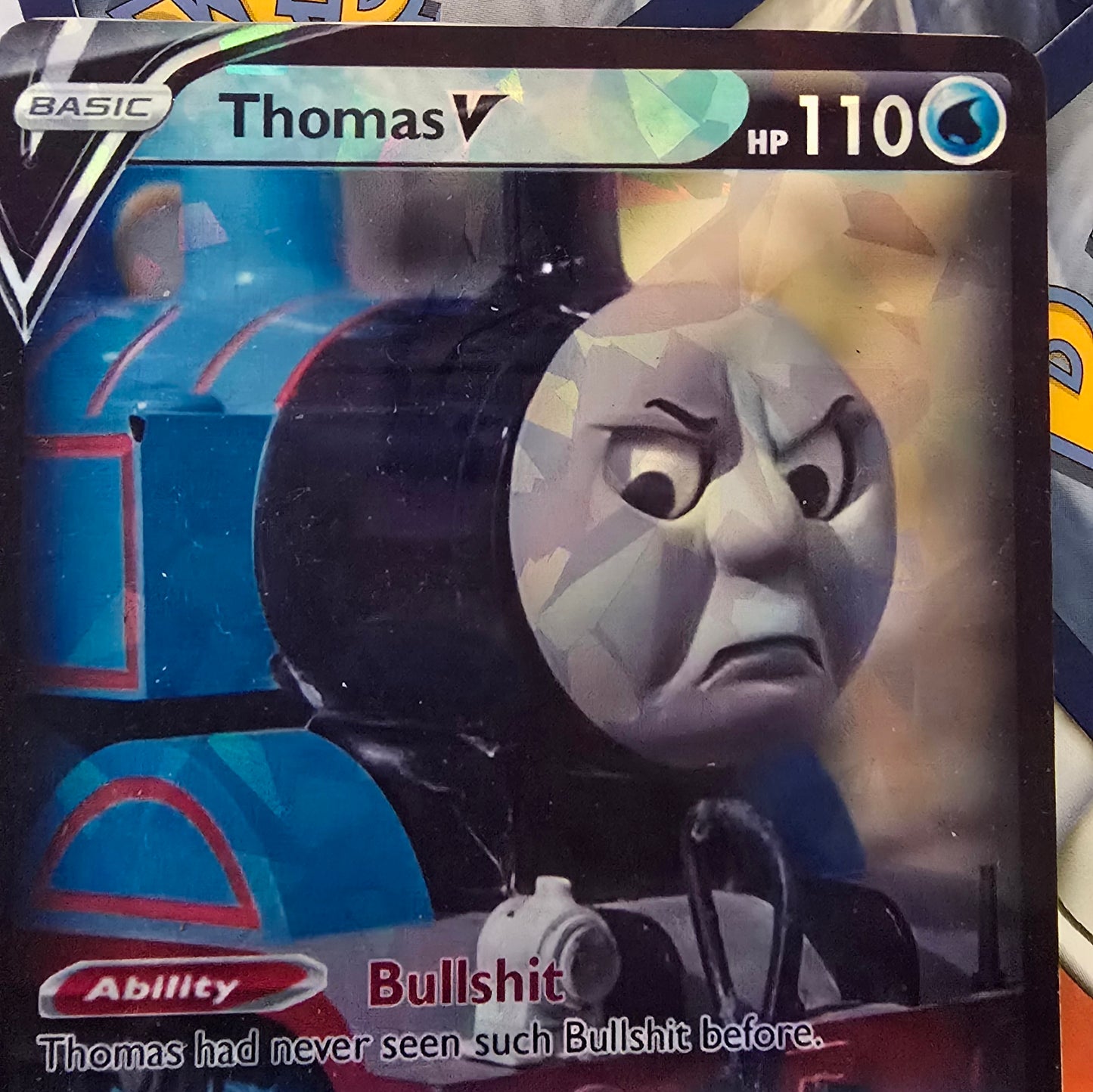 Thomas The Train Pokemon Card