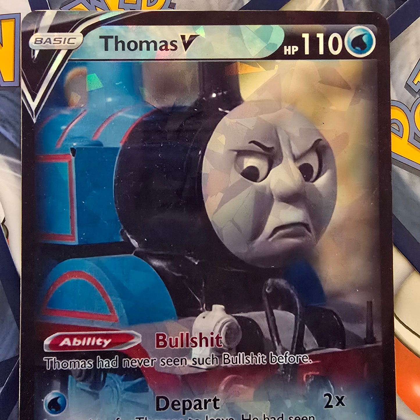 Thomas The Train Pokemon Card