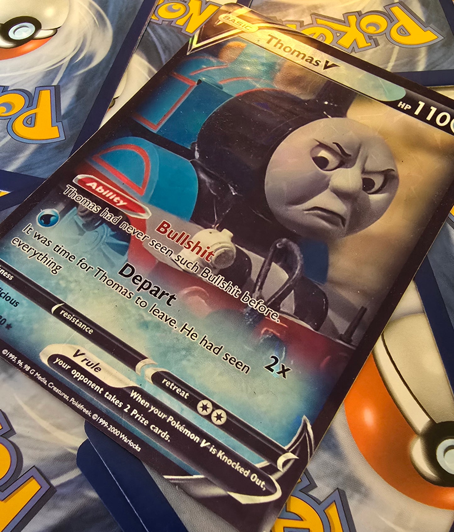 Thomas The Train Pokemon Card