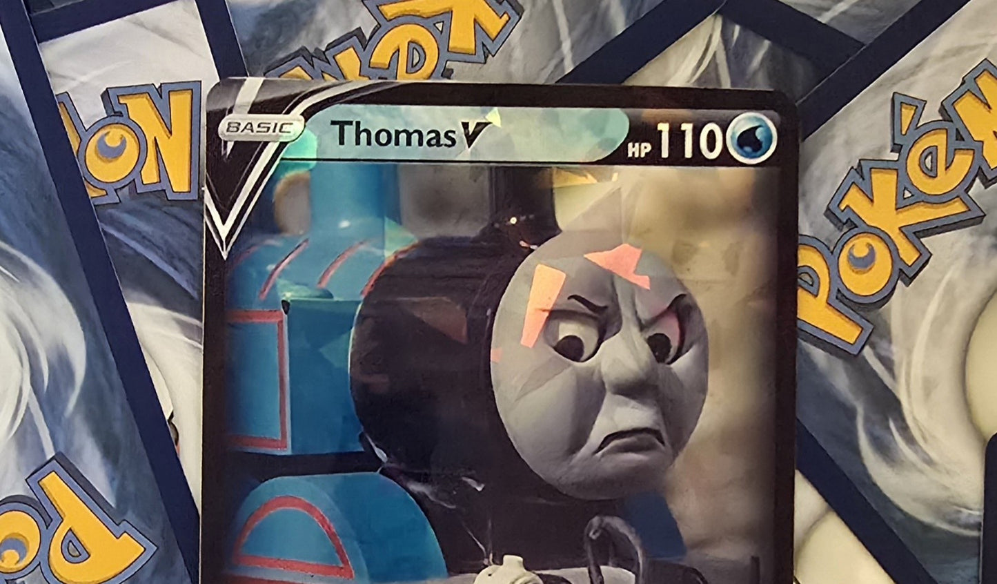 Thomas The Train Pokemon Card