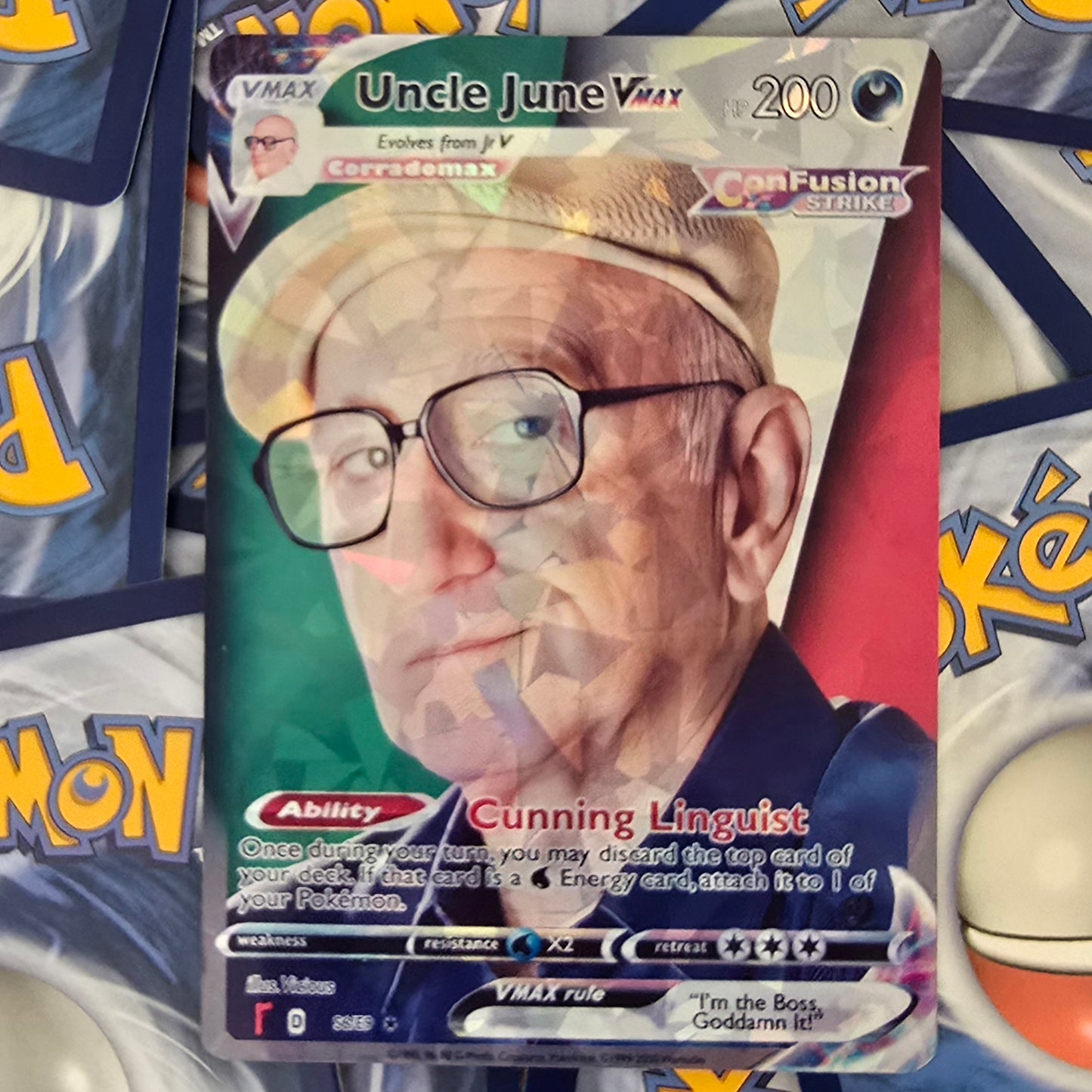 Uncle June Pokemon Card - The Sopranos - Uncle Jr