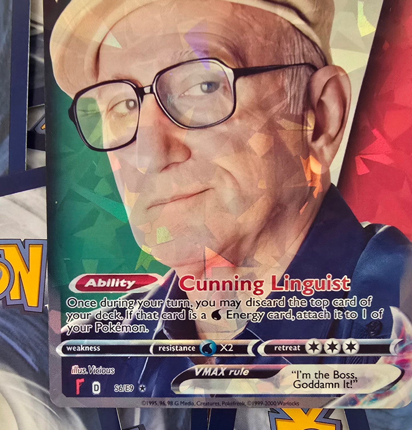 Uncle June Pokemon Card - The Sopranos - Uncle Jr