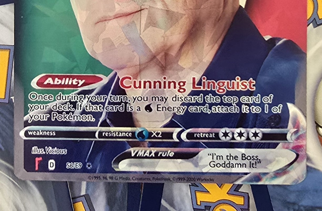 Uncle June Pokemon Card - The Sopranos - Uncle Jr
