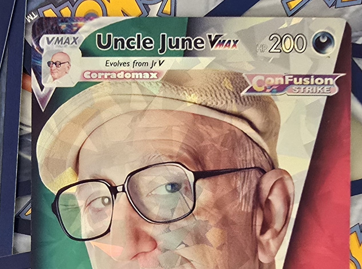 Uncle June Pokemon Card - The Sopranos - Uncle Jr
