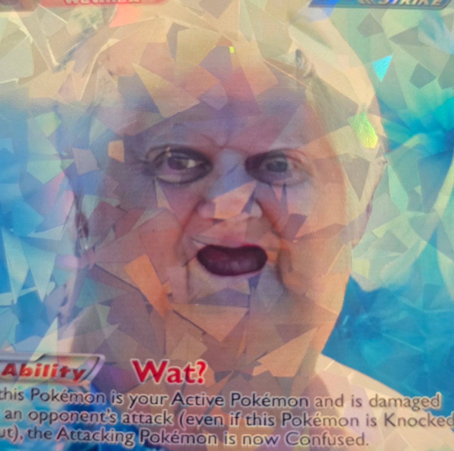 Wat lady Meme Pokemon Card