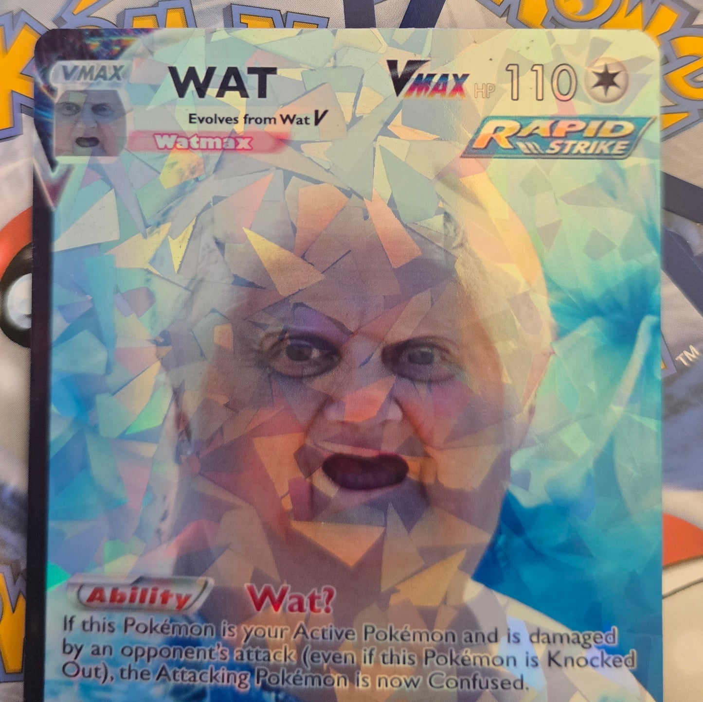 Wat lady Meme Pokemon Card