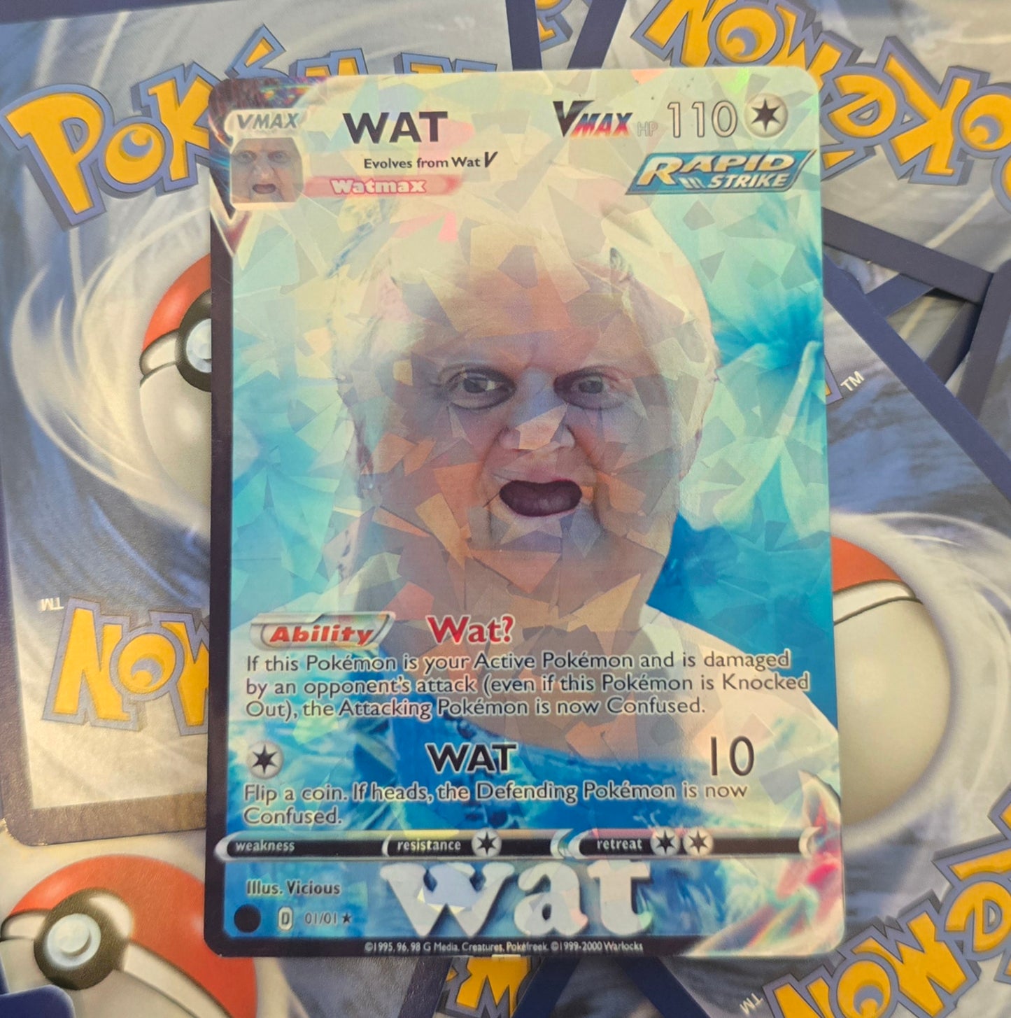 Wat lady Meme Pokemon Card