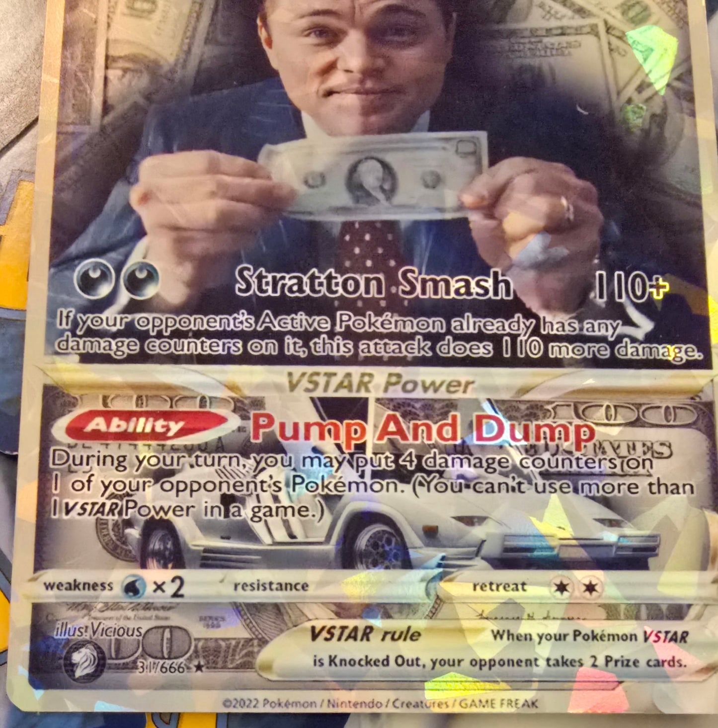 Jordan Belfort Pokemon Card - Wolf of Wallstreet