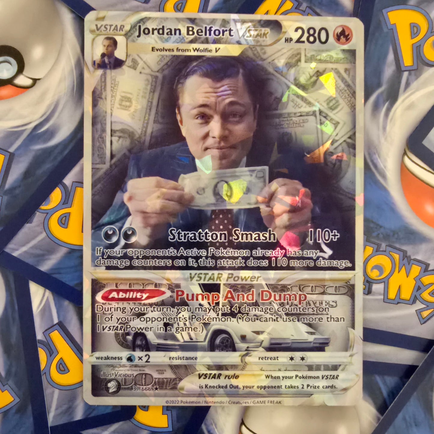 Jordan Belfort Pokemon Card - Wolf of Wallstreet