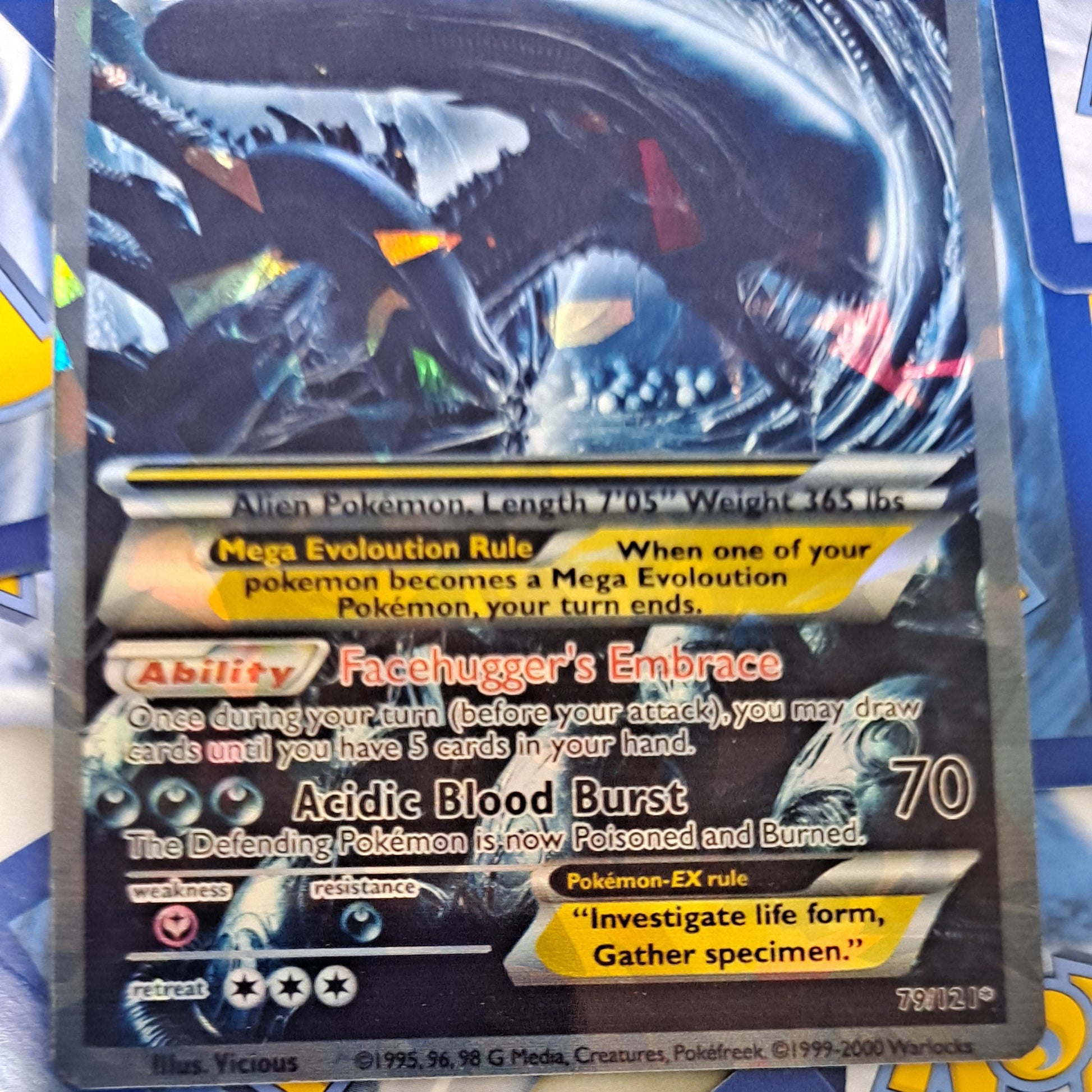 alien pokemon card Xenomorph XX121 Pokemon Card – ViciousProxies