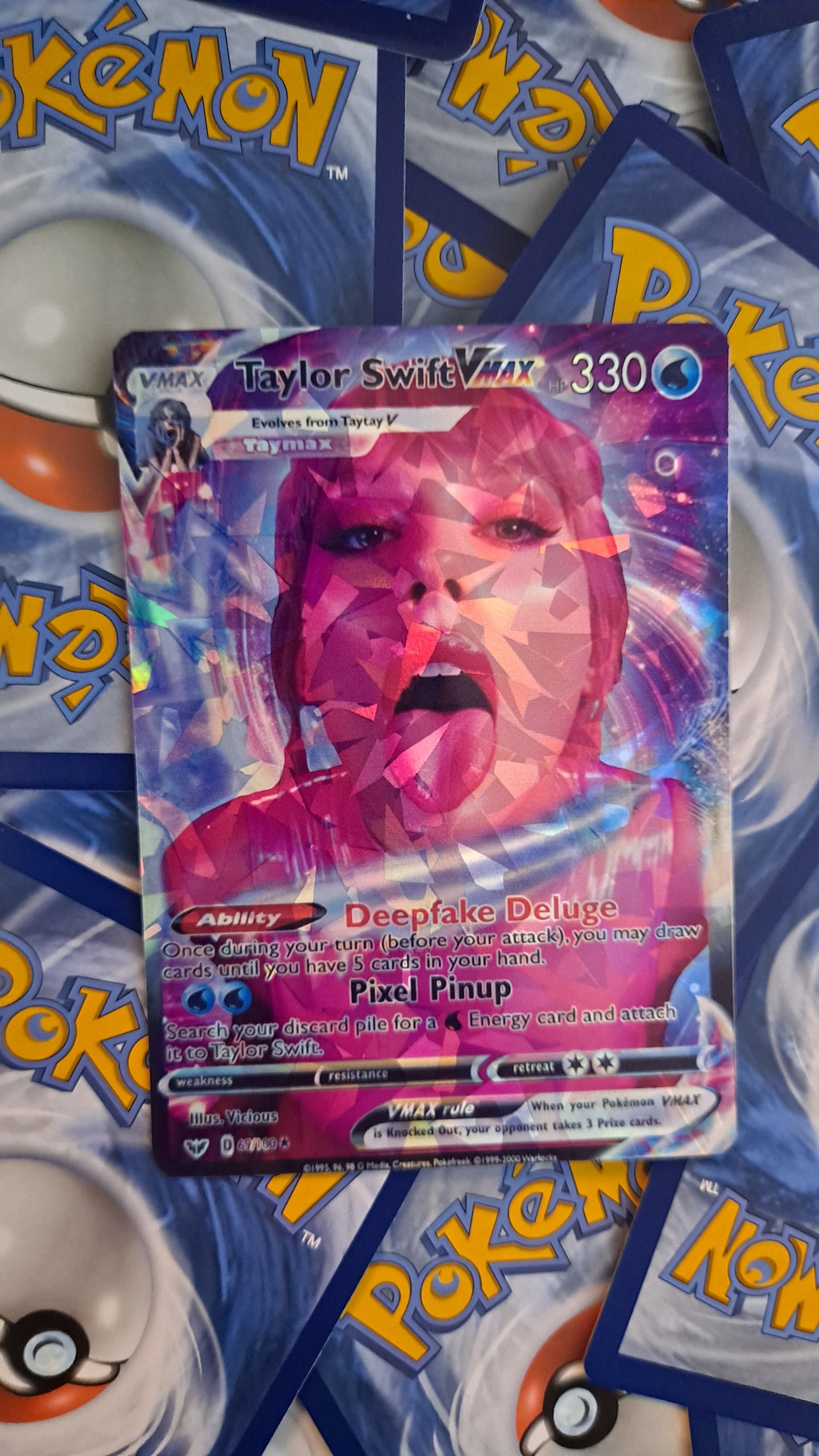 Taylor swift Pokemon card