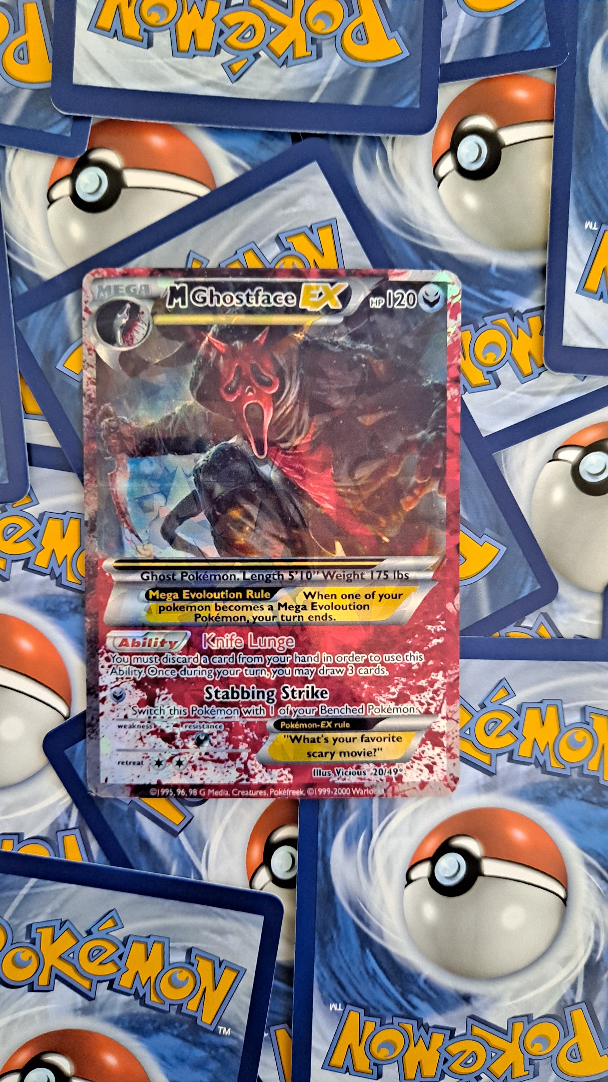 Dead By Daylight Ghost Face Pokemon Card - Scream ViciousProxies Dead By Daylight Ghost Face Pokemon Card - Scream ViciousProxies