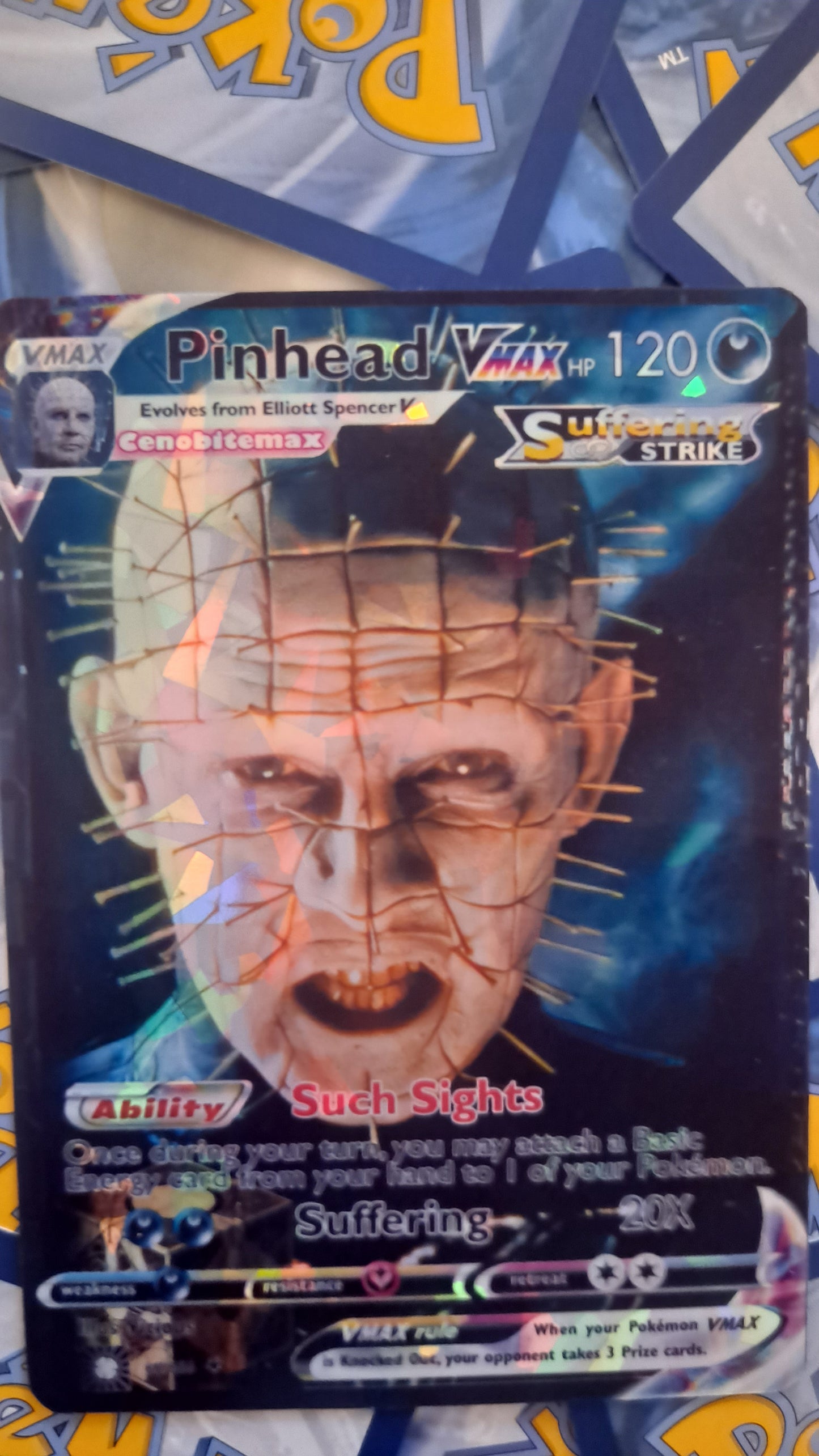 Pinhead Pokemon Card - Hellraiser