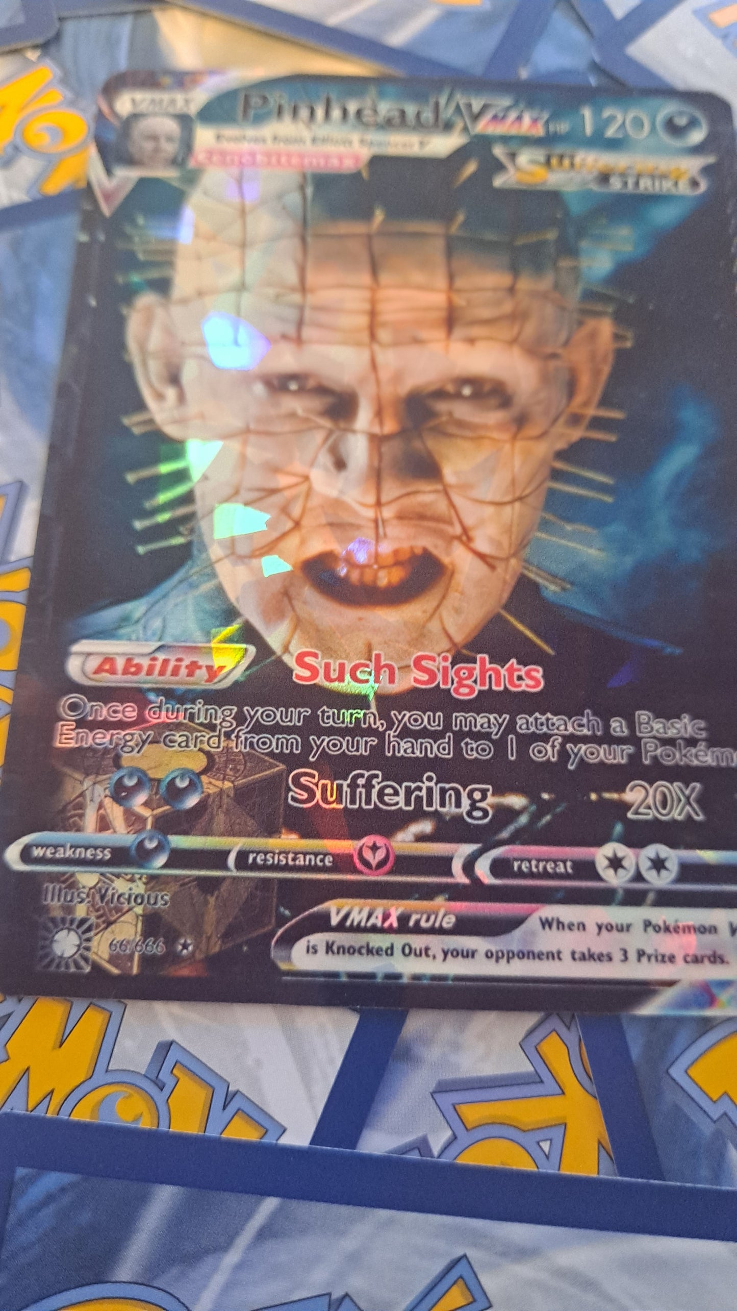 Pinhead Pokemon Card - Hellraiser