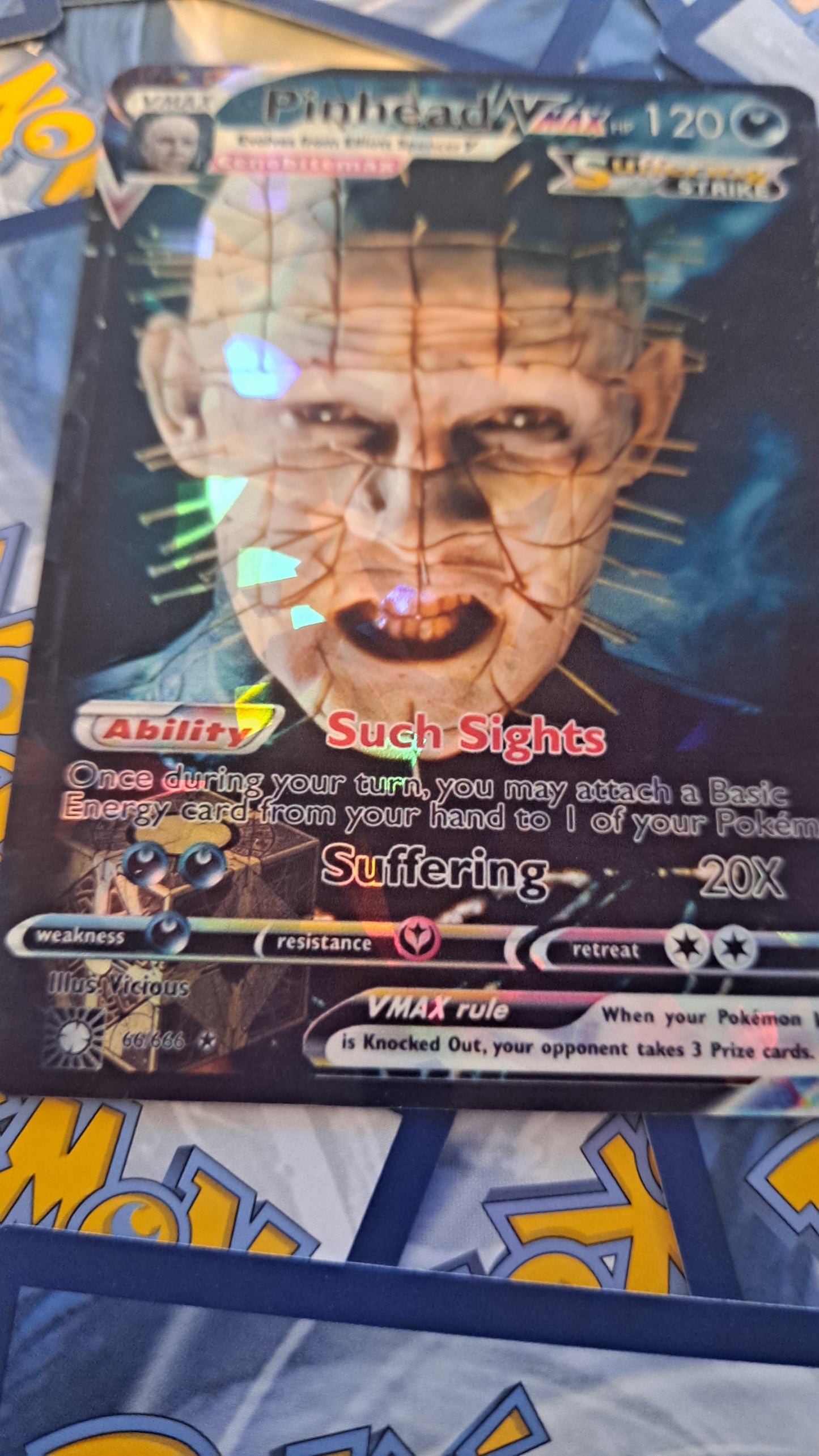 Pinhead Pokemon Card - Hellraiser