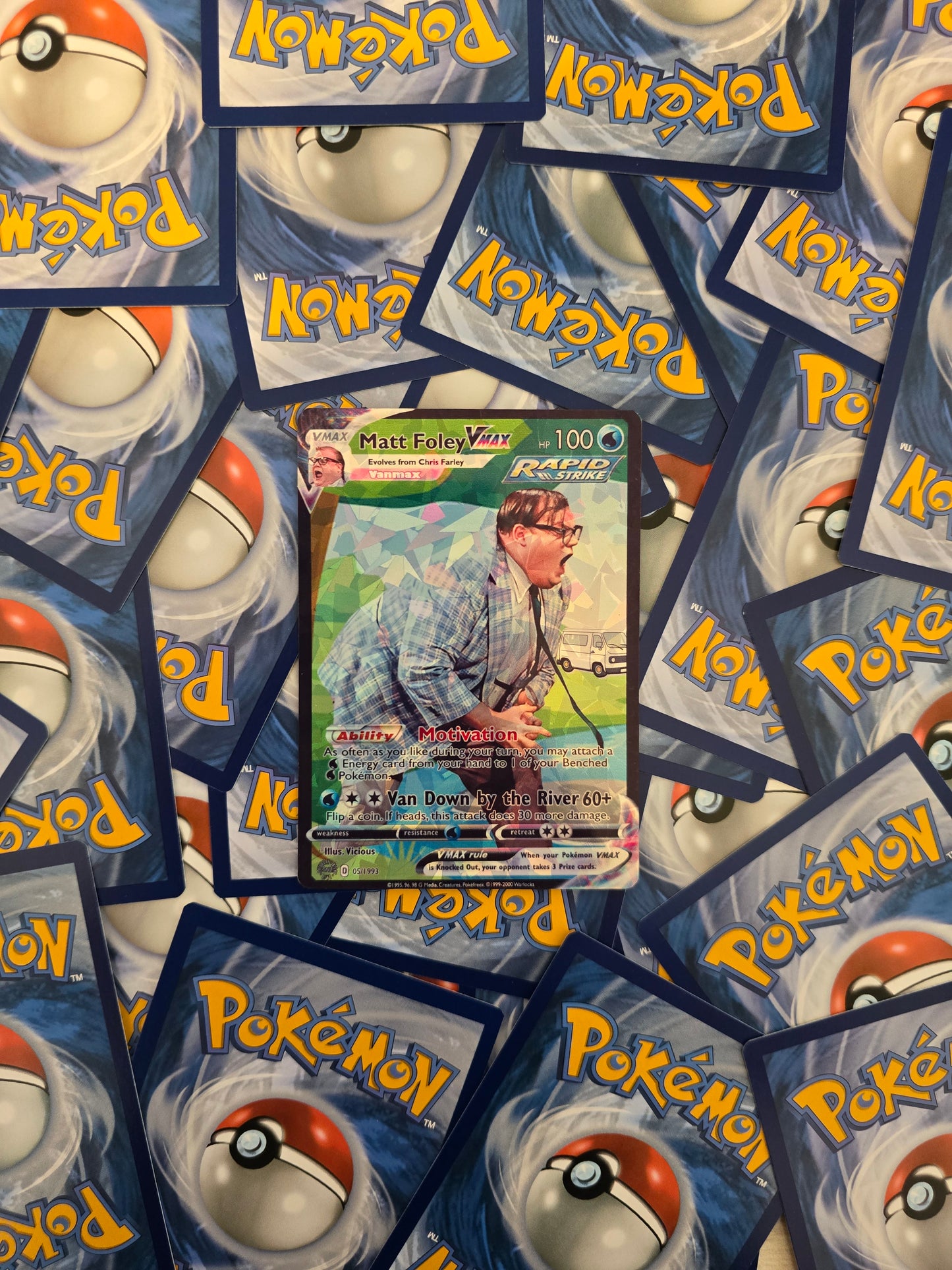 Chris Farley Pokemon Card