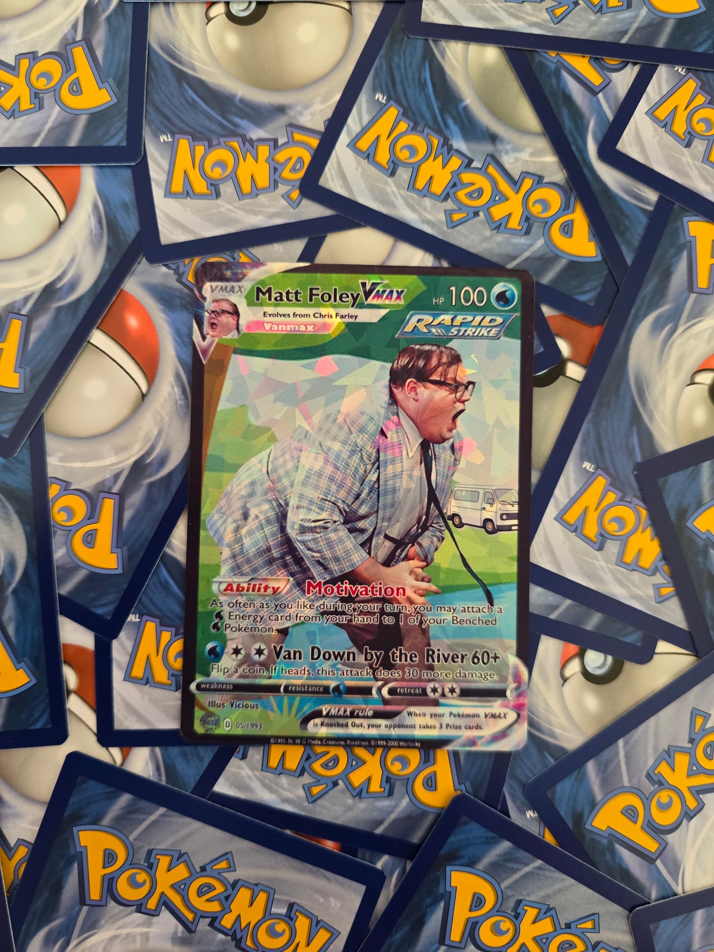 Chris Farley Pokemon Card