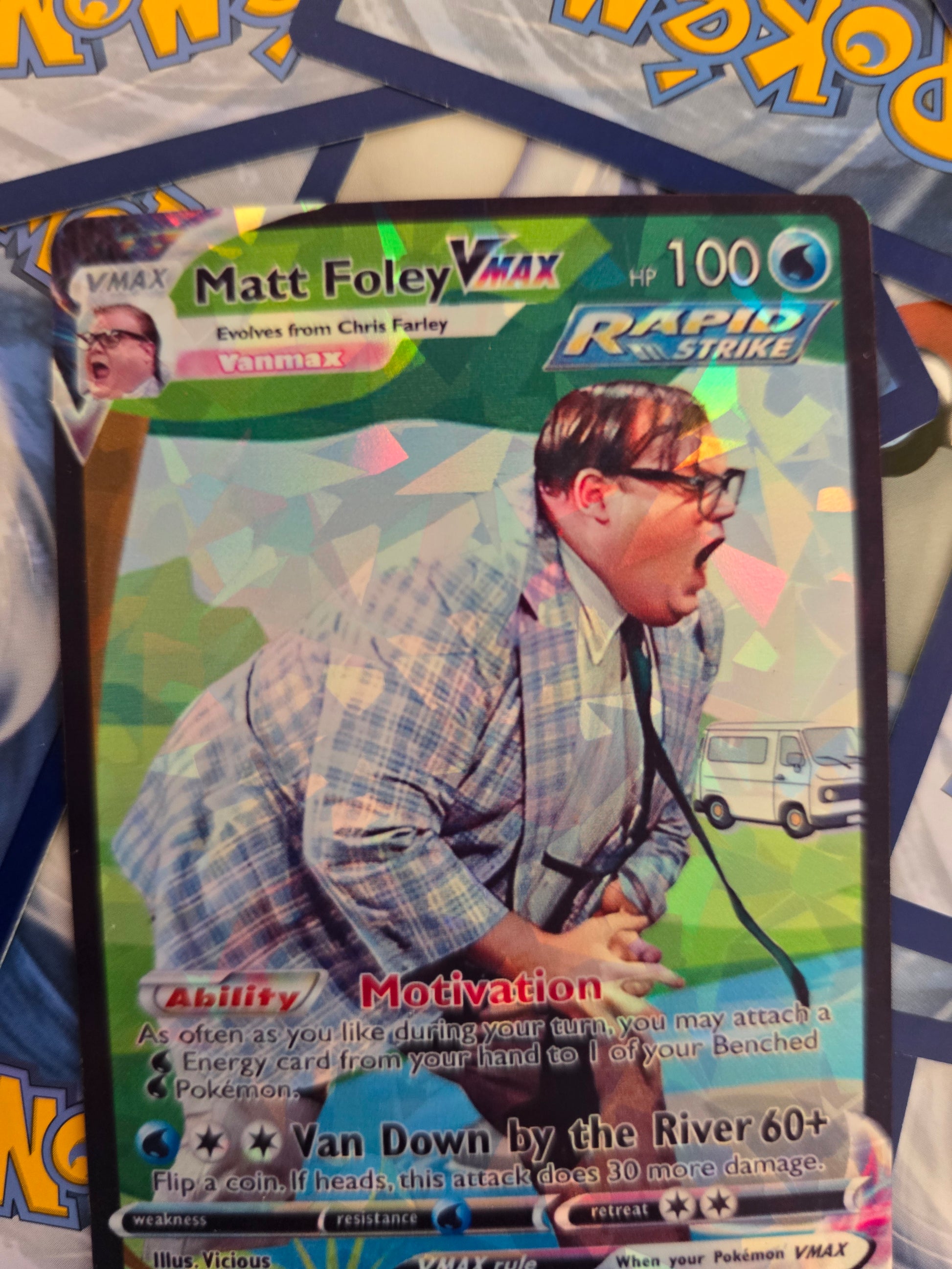 Chris Farley Pokemon Card