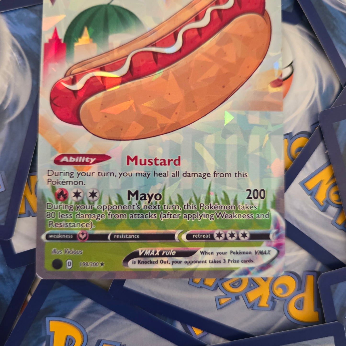 hot dog pokemon card Hotdog pokemon card