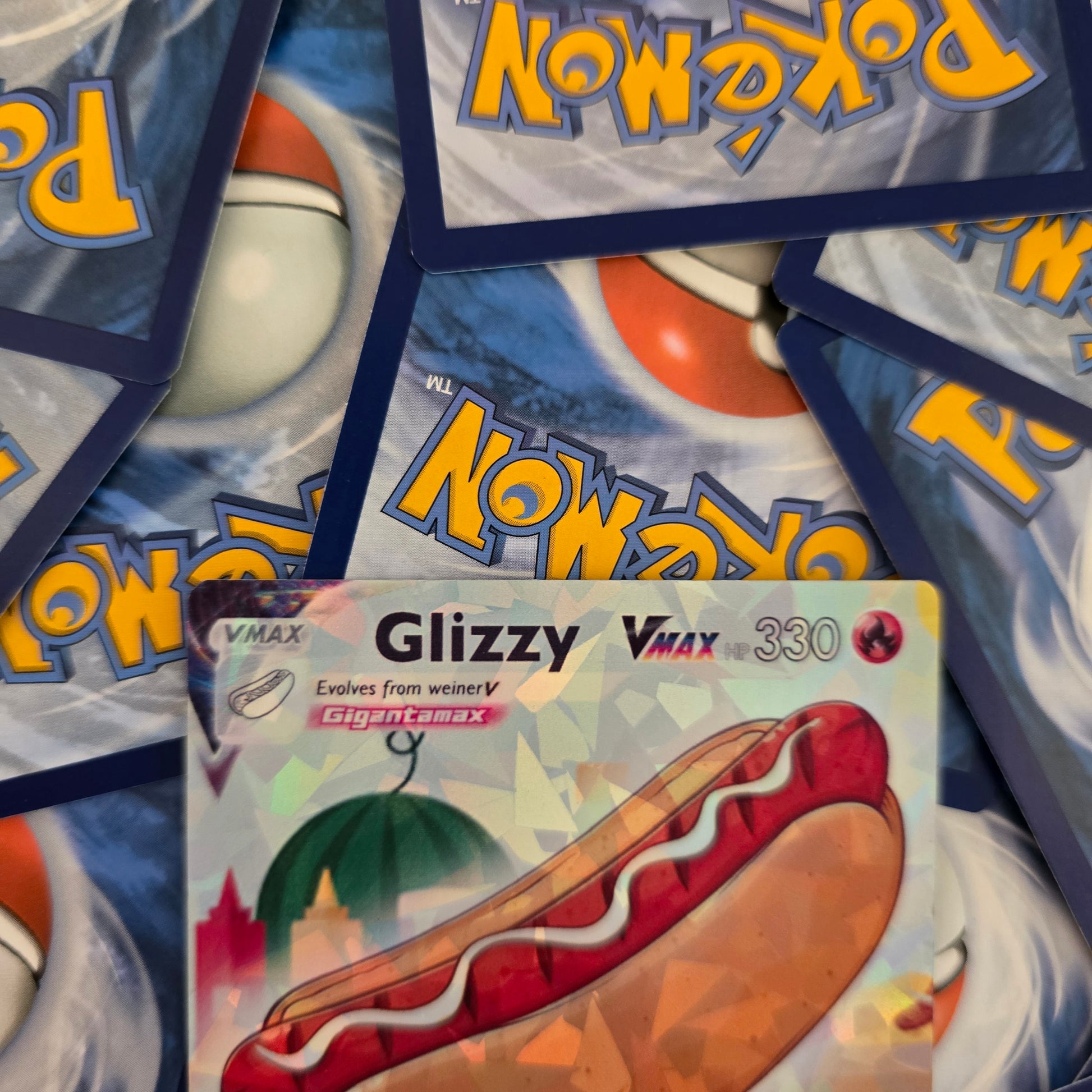 Glizzy (with Mayo) V Max Pokemon Card