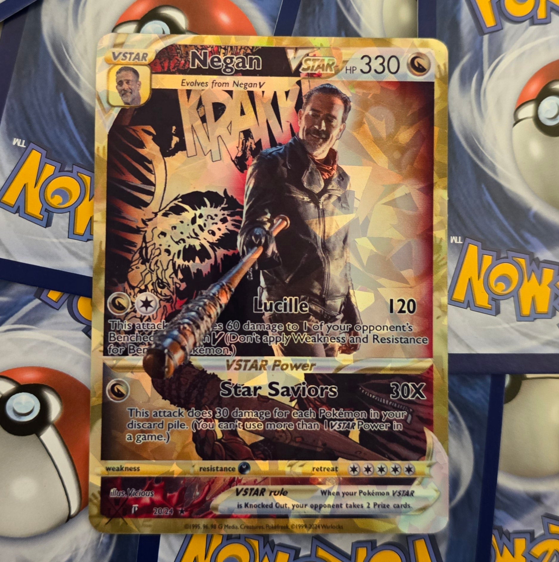 Negan (TWD) Pokemon Card - The Walking Dead