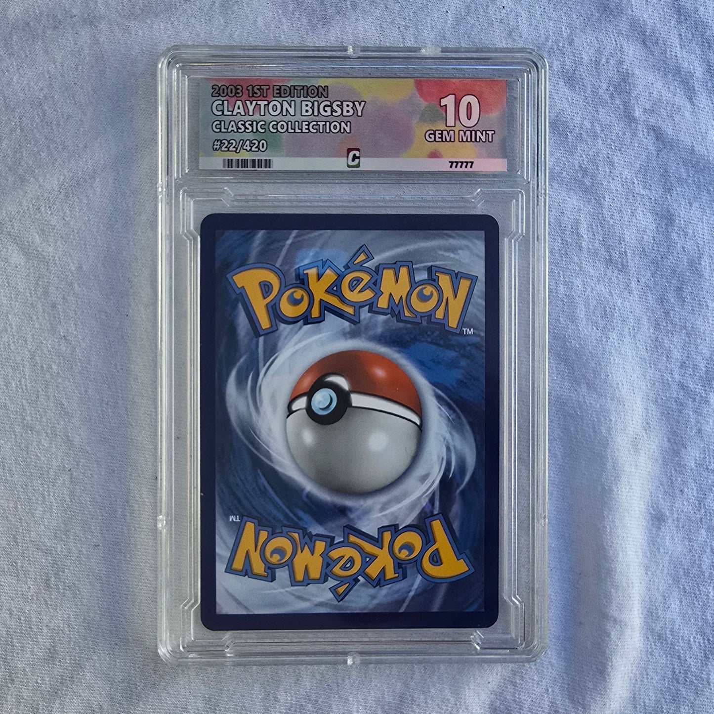 Clayton Bigsby With Custom Slab Pokemon Card - Chappelle Show