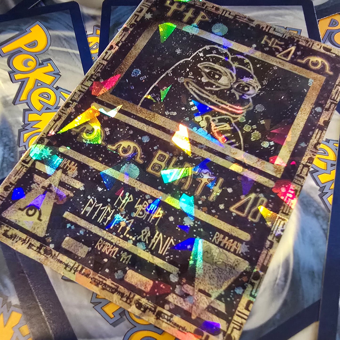 Ancient Pepe Pokemon Card - Meme