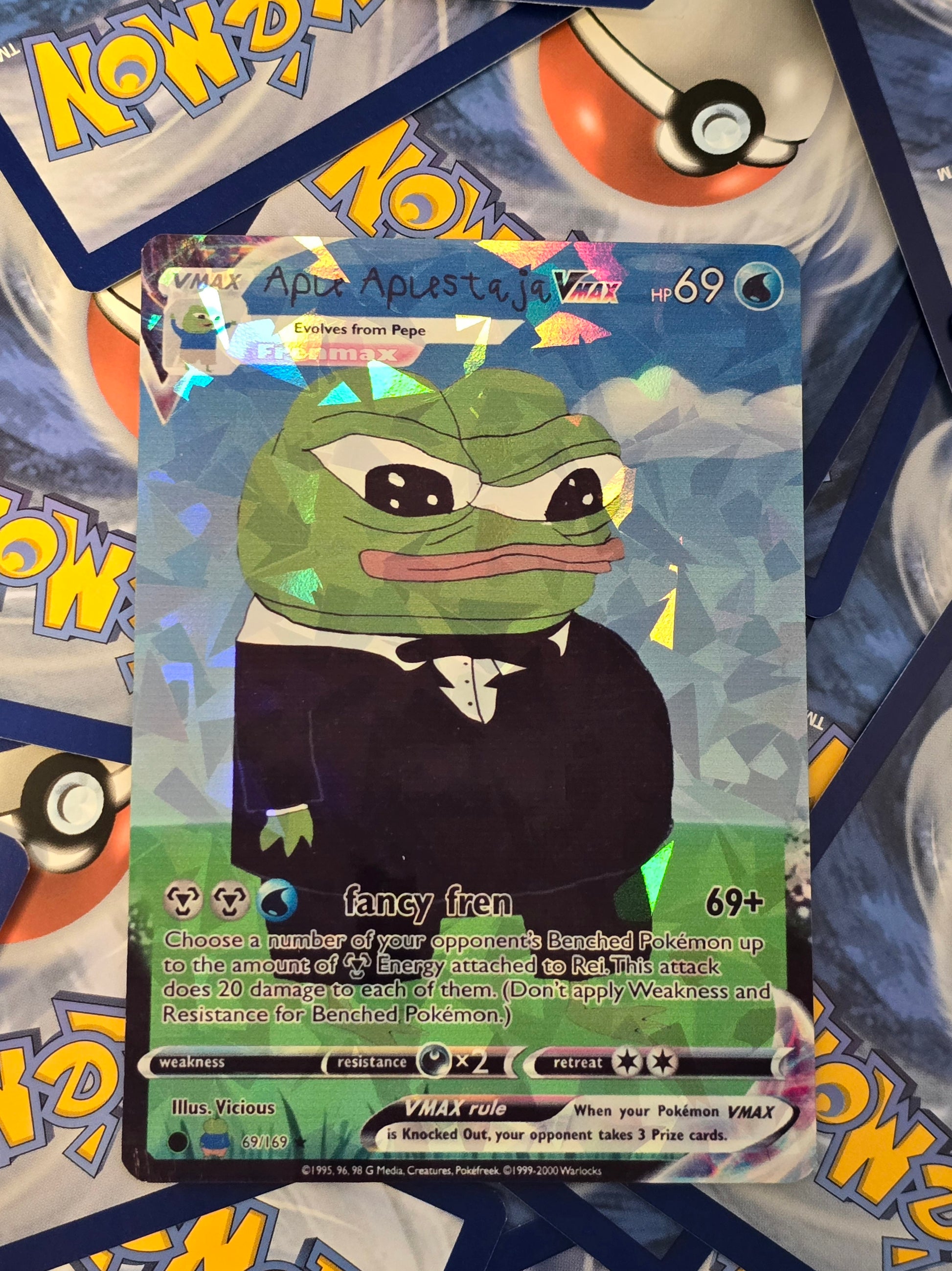 Apu Apustaja Pokemon Card -Tuxedo
