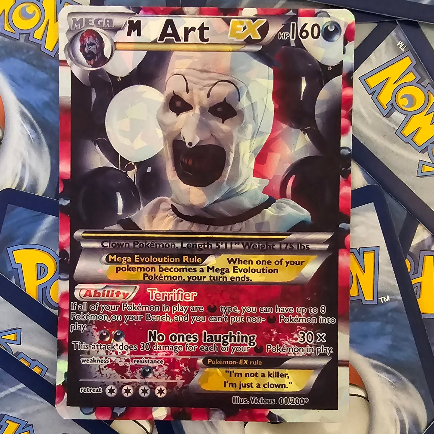 Art The Clown Pokemon Card - The Terrifier