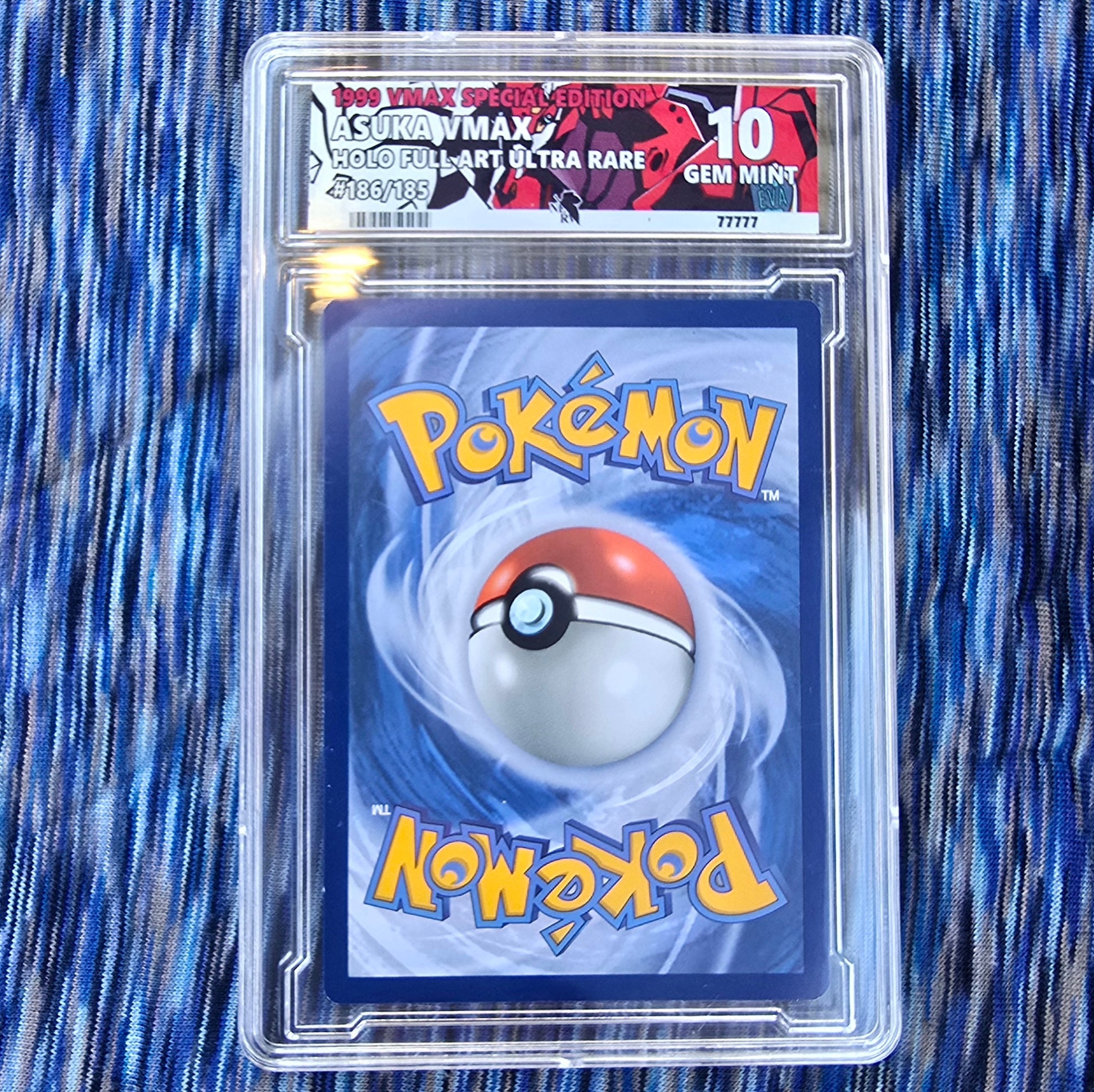 Asuka Langley Pokemon Card w/ Custom Slab