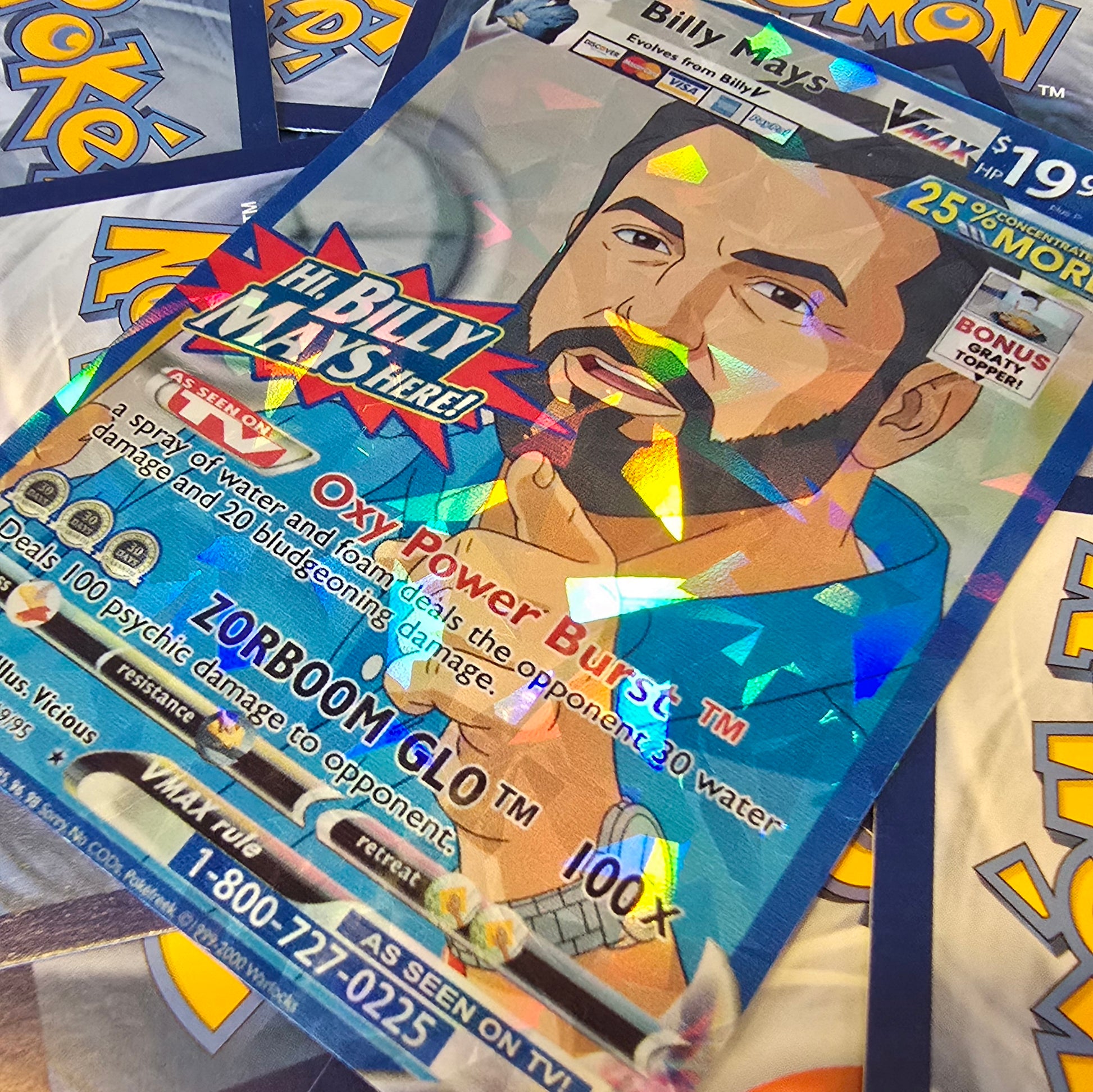 Billy Mays Pokemon Card