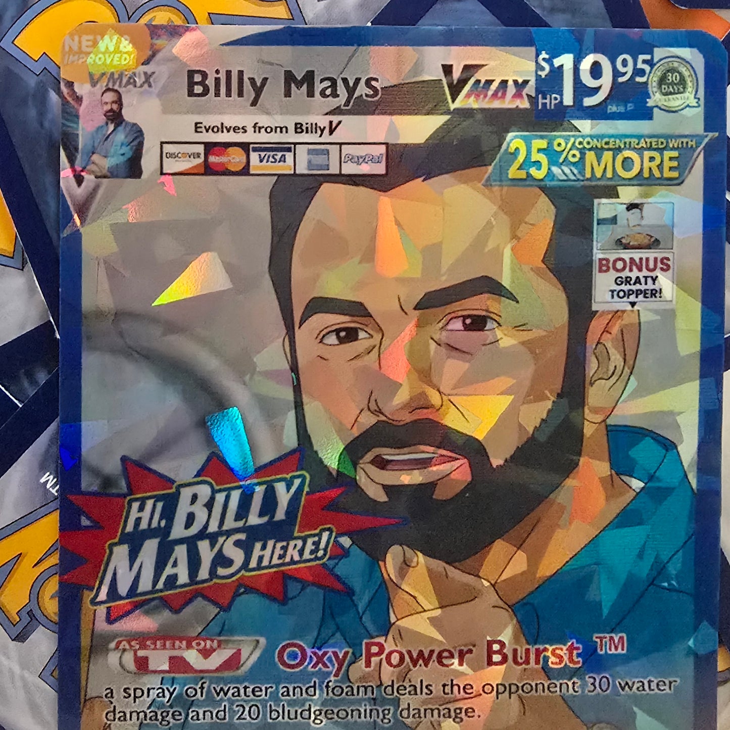 Billy Mays Pokemon Card