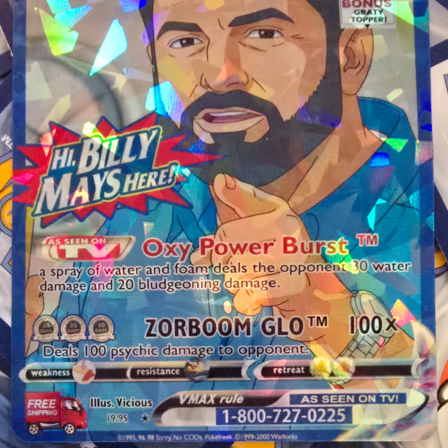 Billy Mays Pokemon Card
