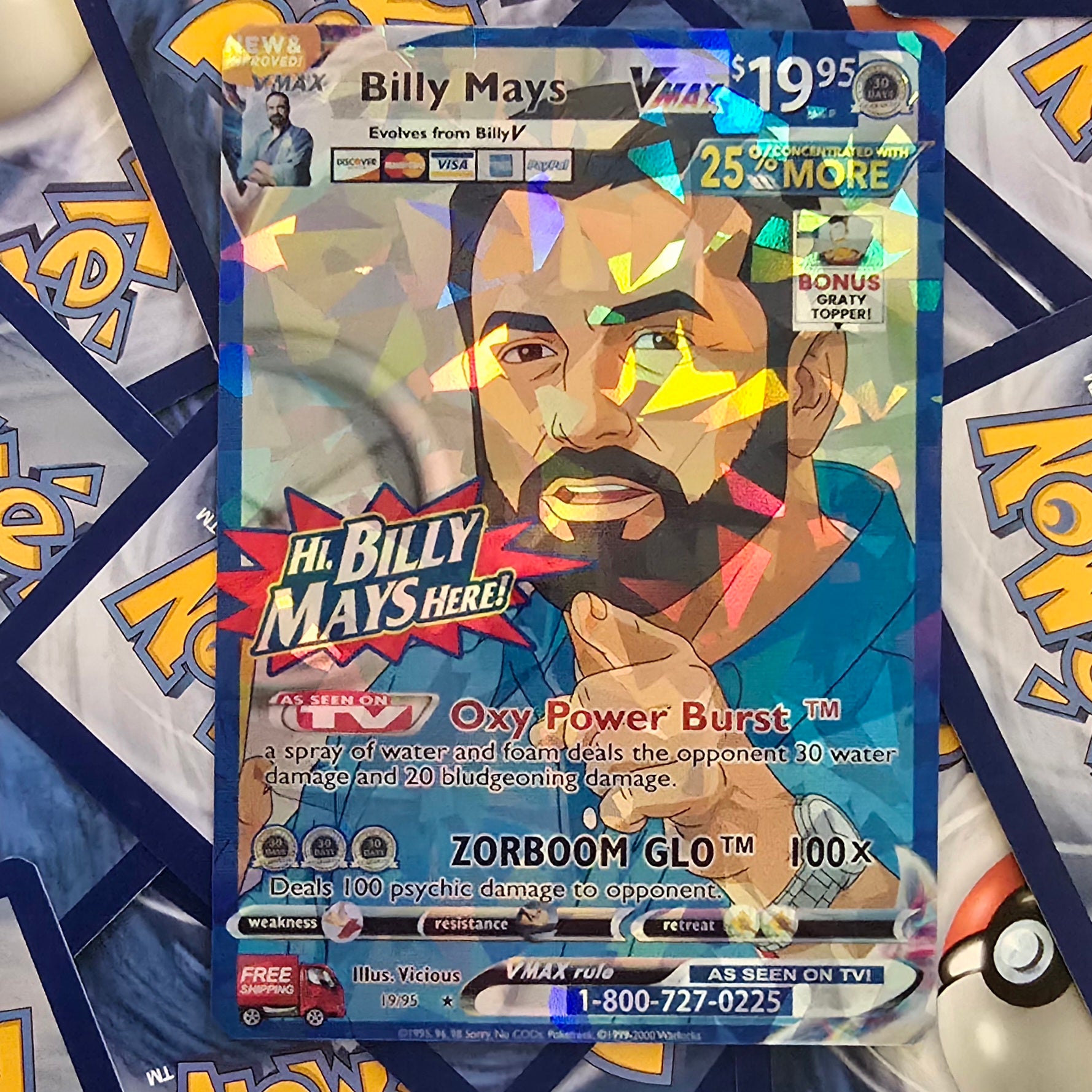 Billy Mays Pokemon Card