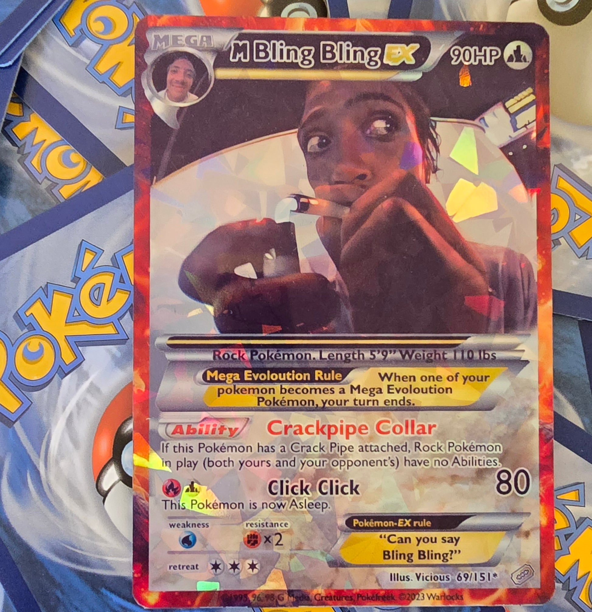 pokemon card fights Bling Bling Pokemon Card