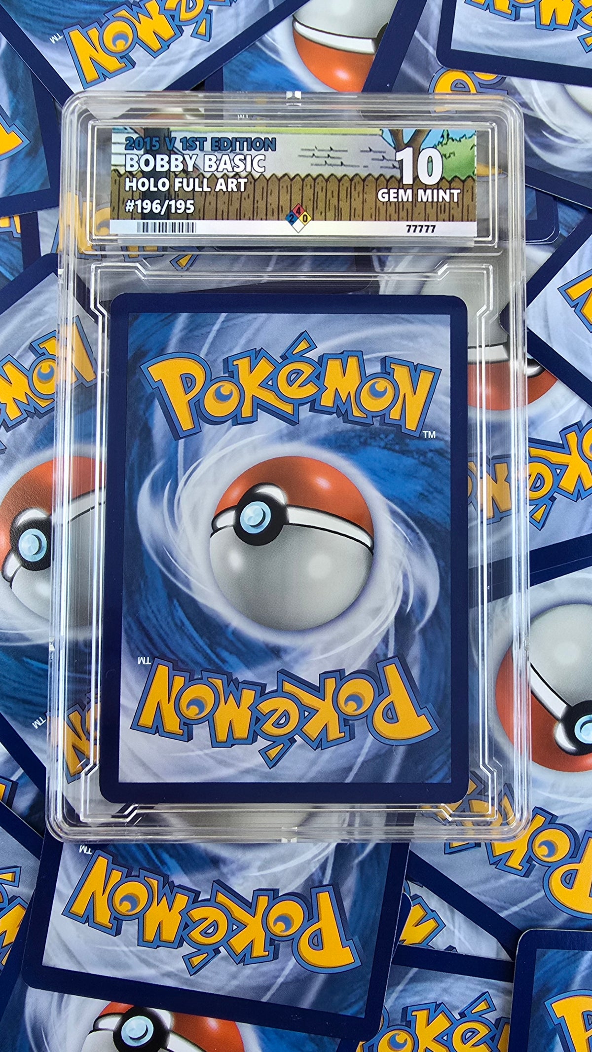 Bobby Hill Pokemon Card - W/ Custom Graded Slab
