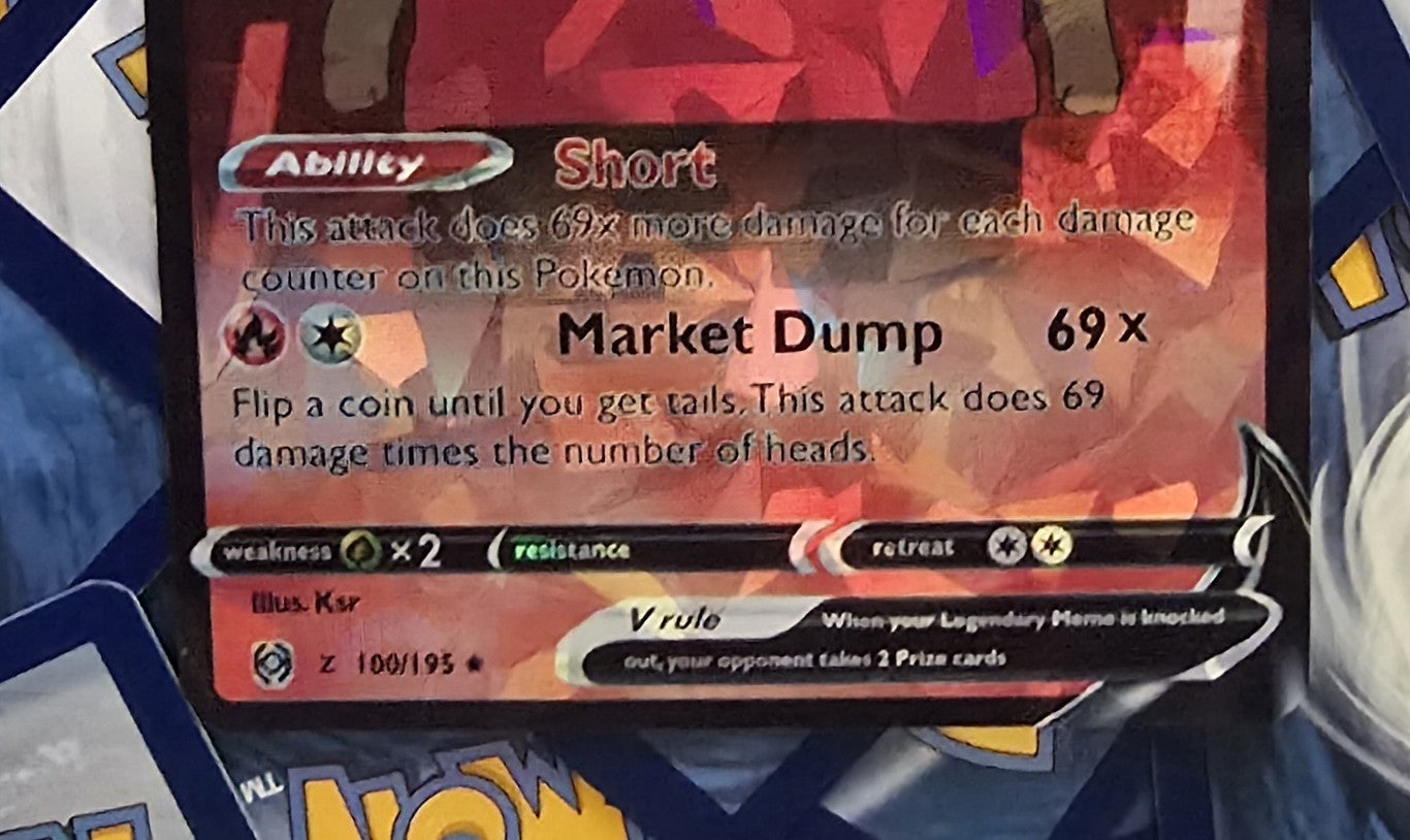 BOBO The Bear Meme Pokemon Card