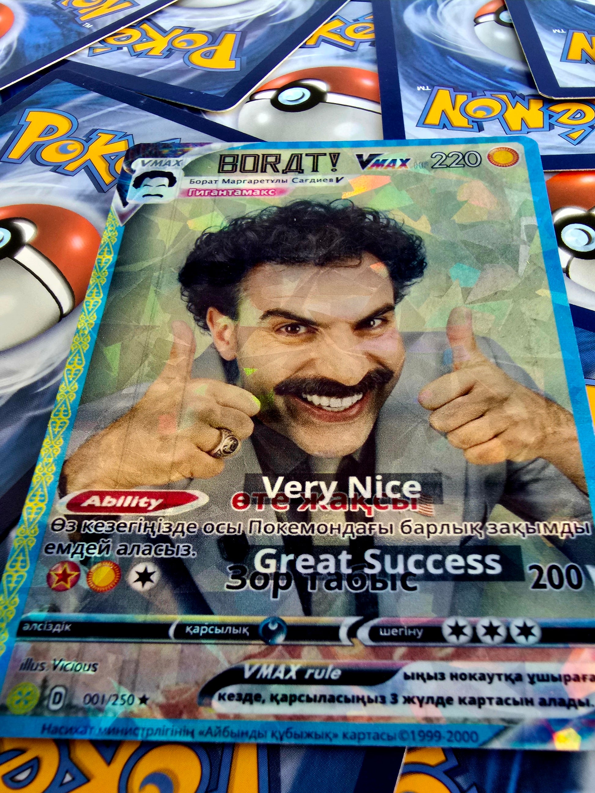 Borat Pokemon Card
