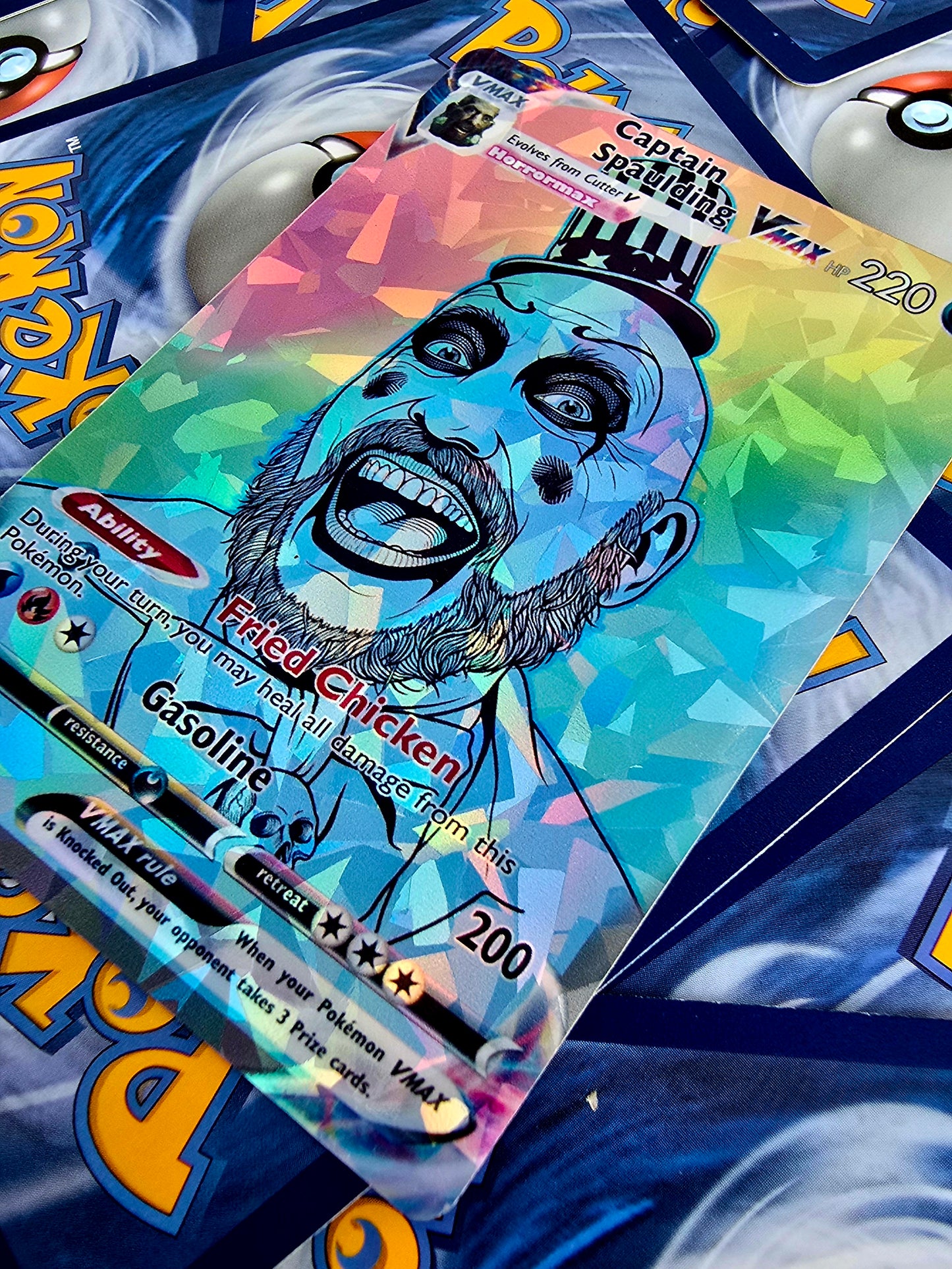 Captain Spaulding Rainbow Rare Pokemon Card