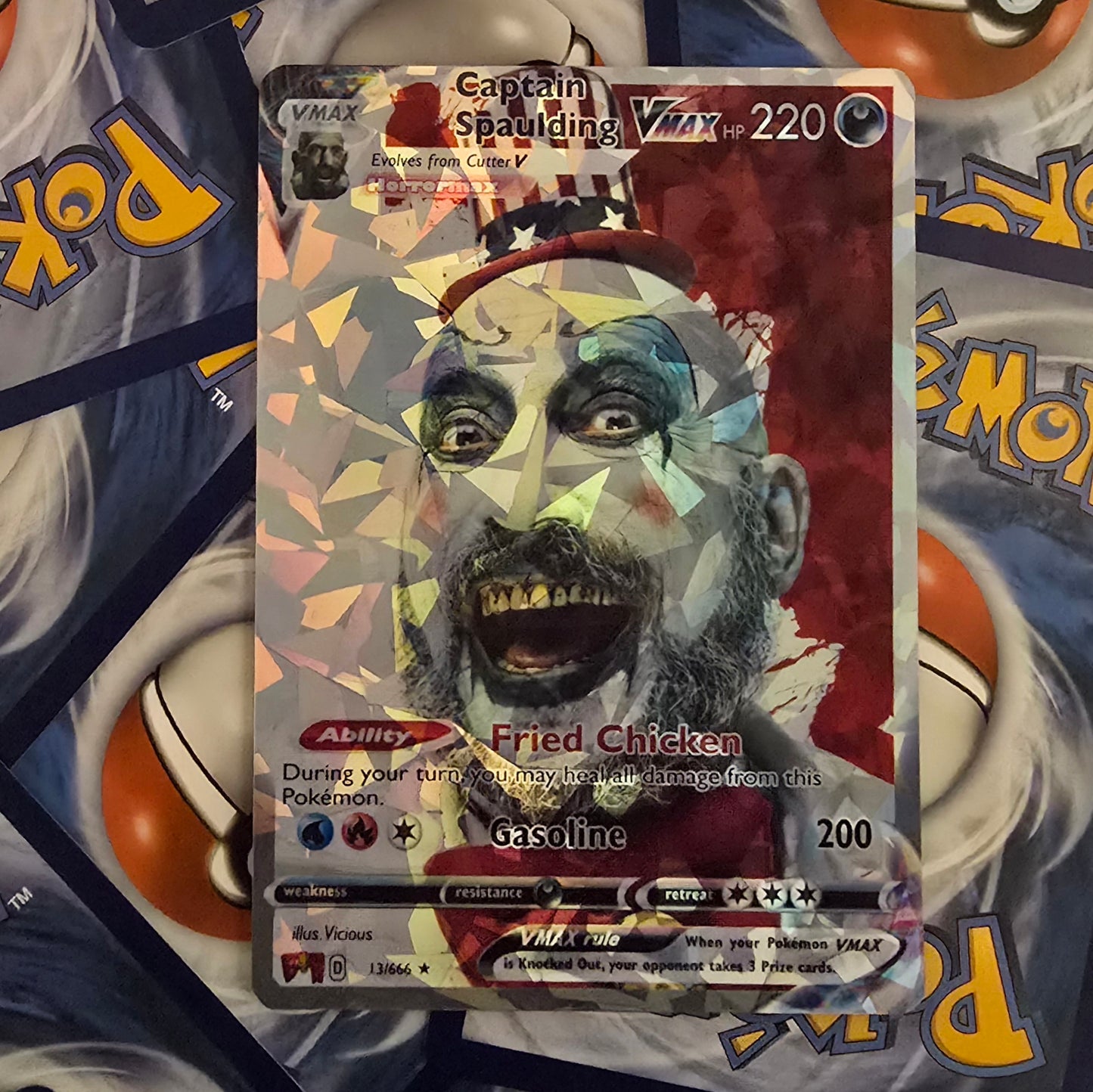 Captain Spaulding  Pokemon Card - Devils Rejects
