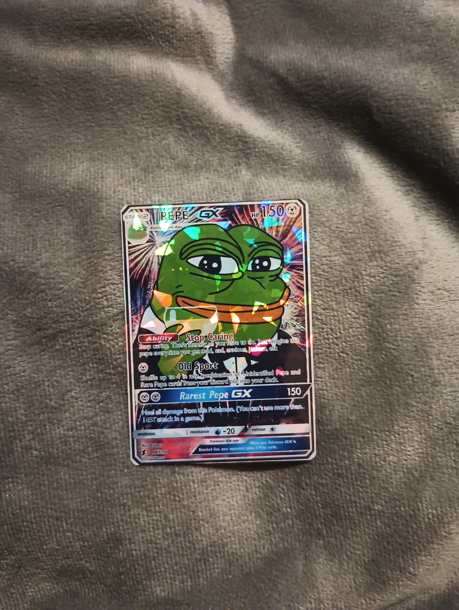 Pepe the frog - Cheers Pokemon Card