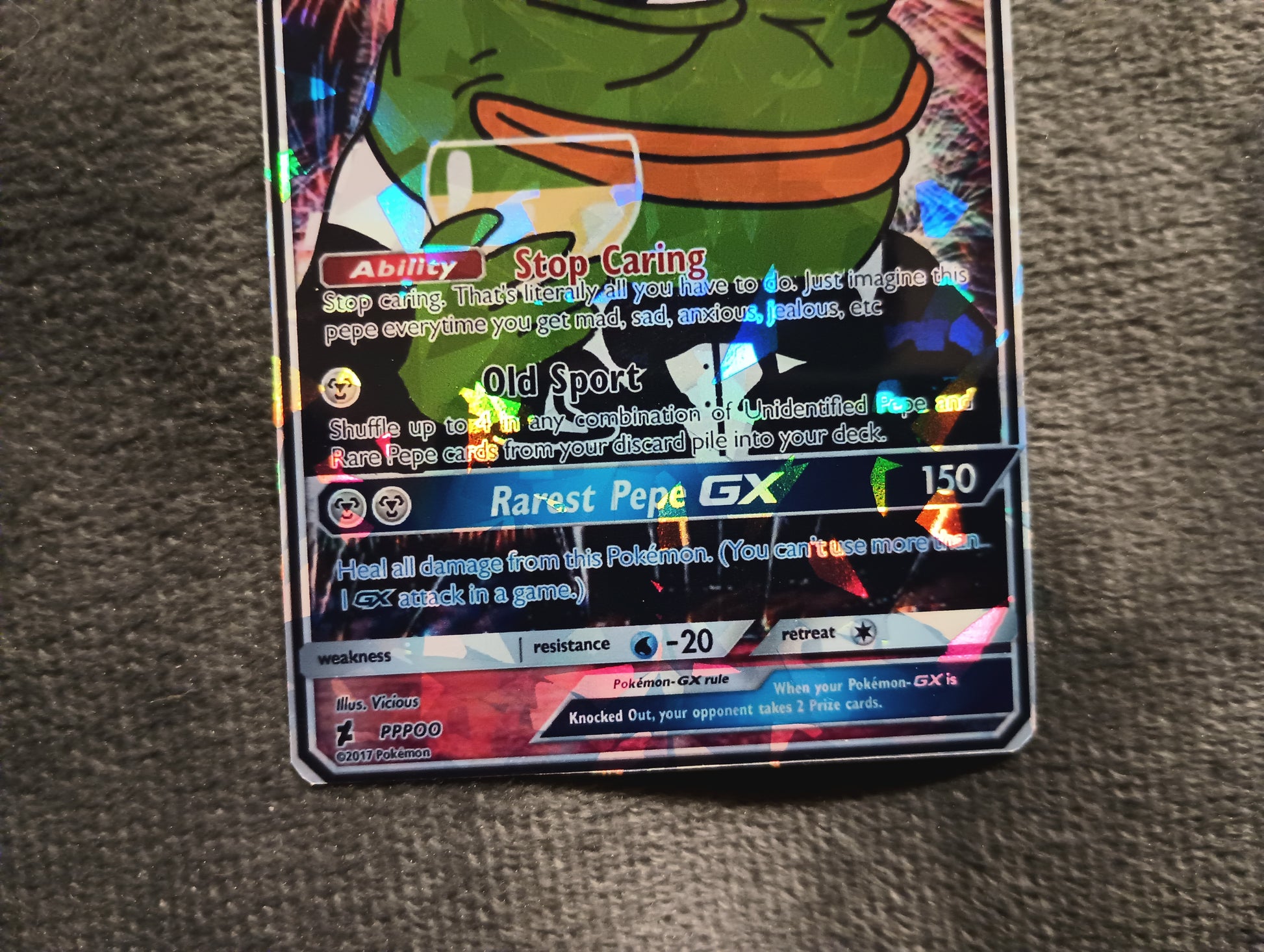 Pepe the frog - Cheers Pokemon Card