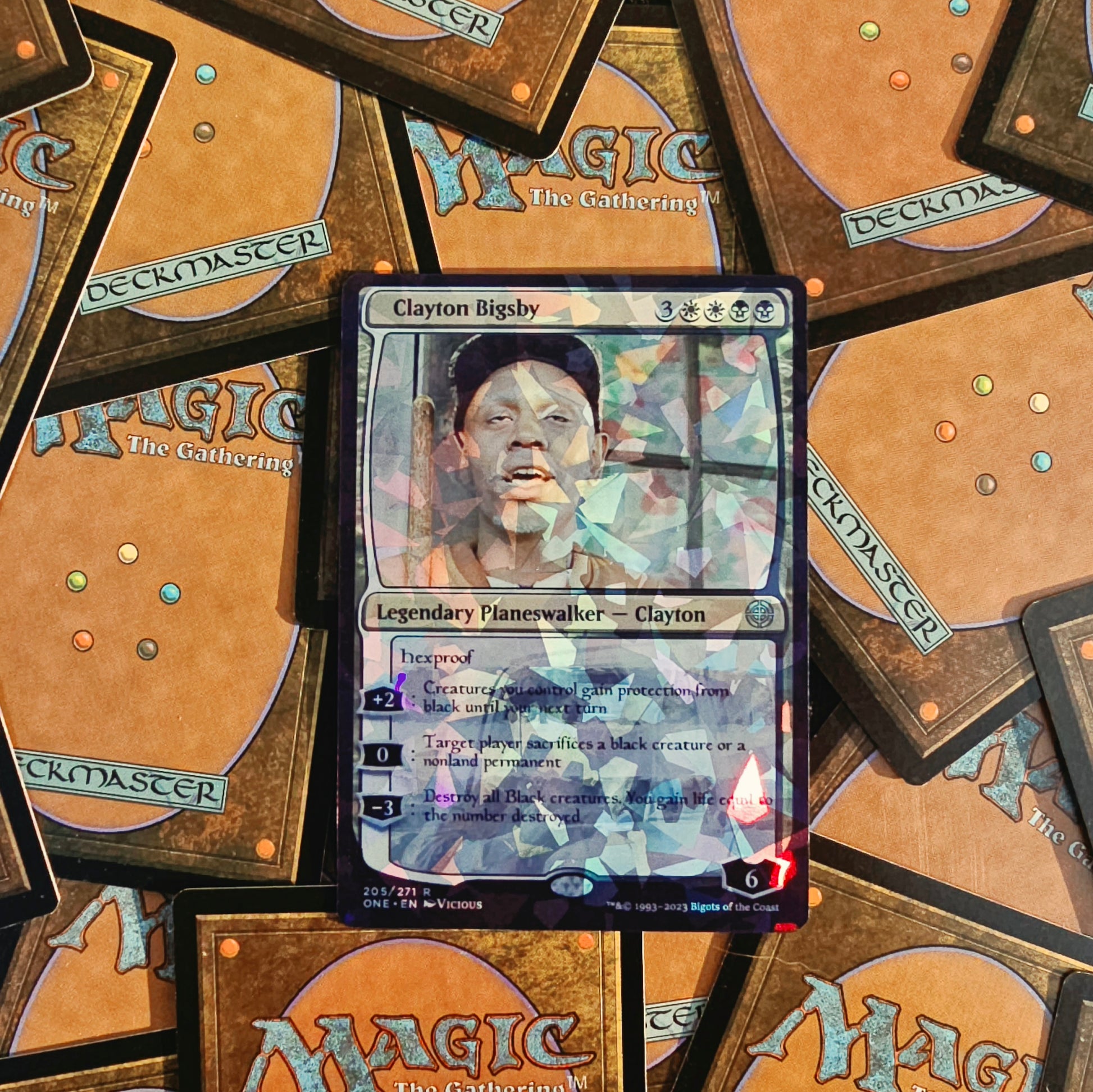 Clayton Bigsby Magic The Gathering Card - Planeswalker - custom made