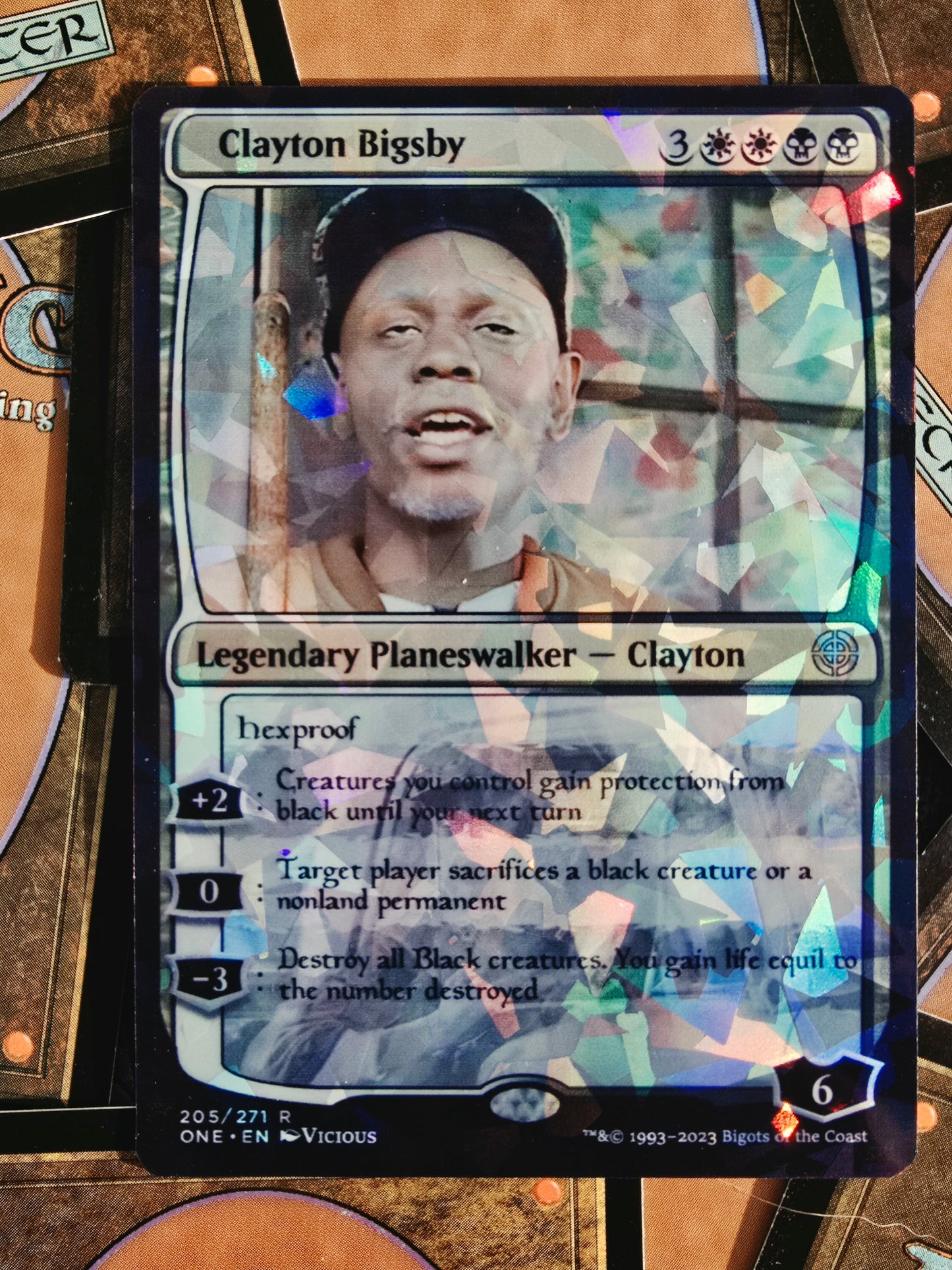 Clayton Bigsby Magic The Gathering Card - Planeswalker - custom made