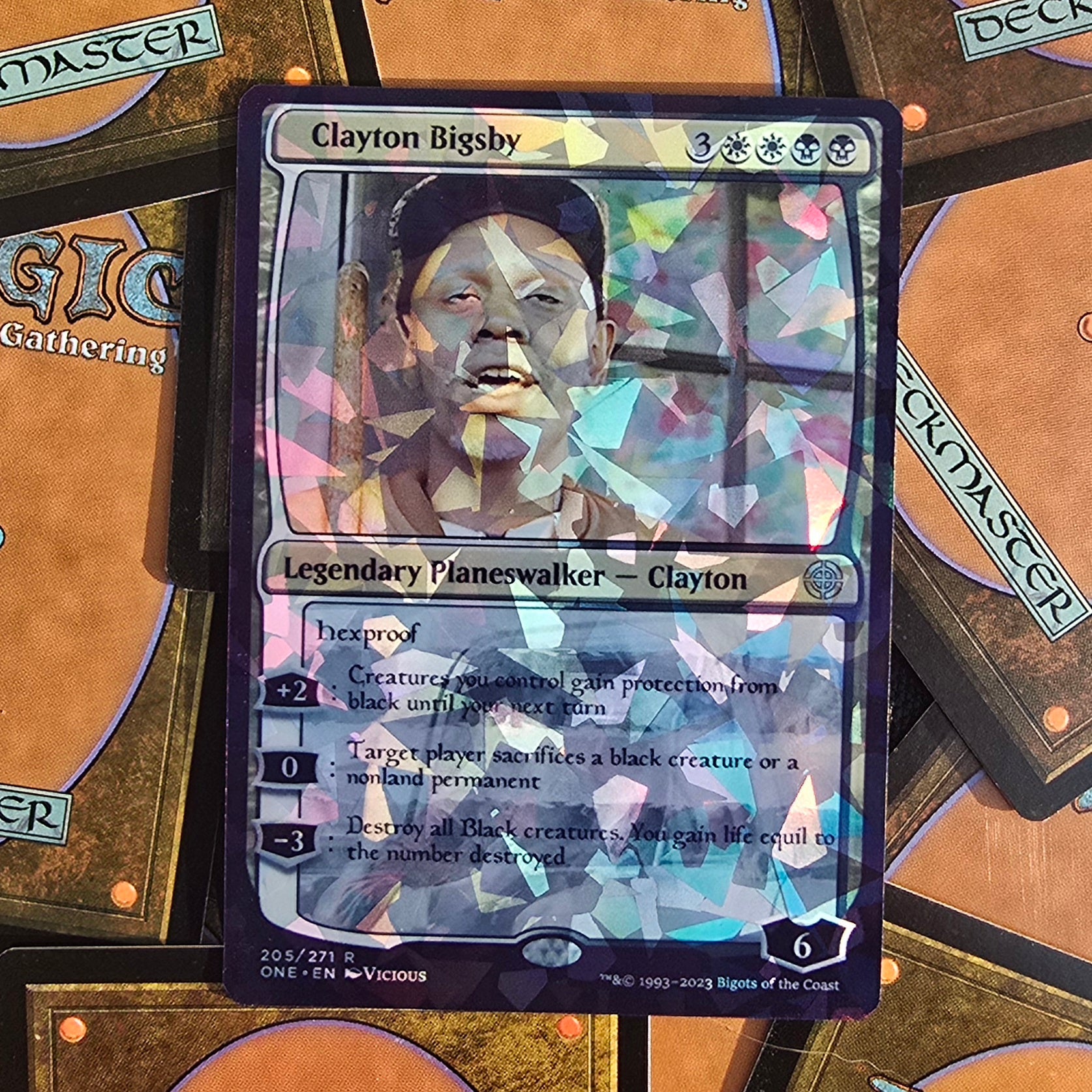 Clayton Bigsby Magic The Gathering Card - Planeswalker - custom made