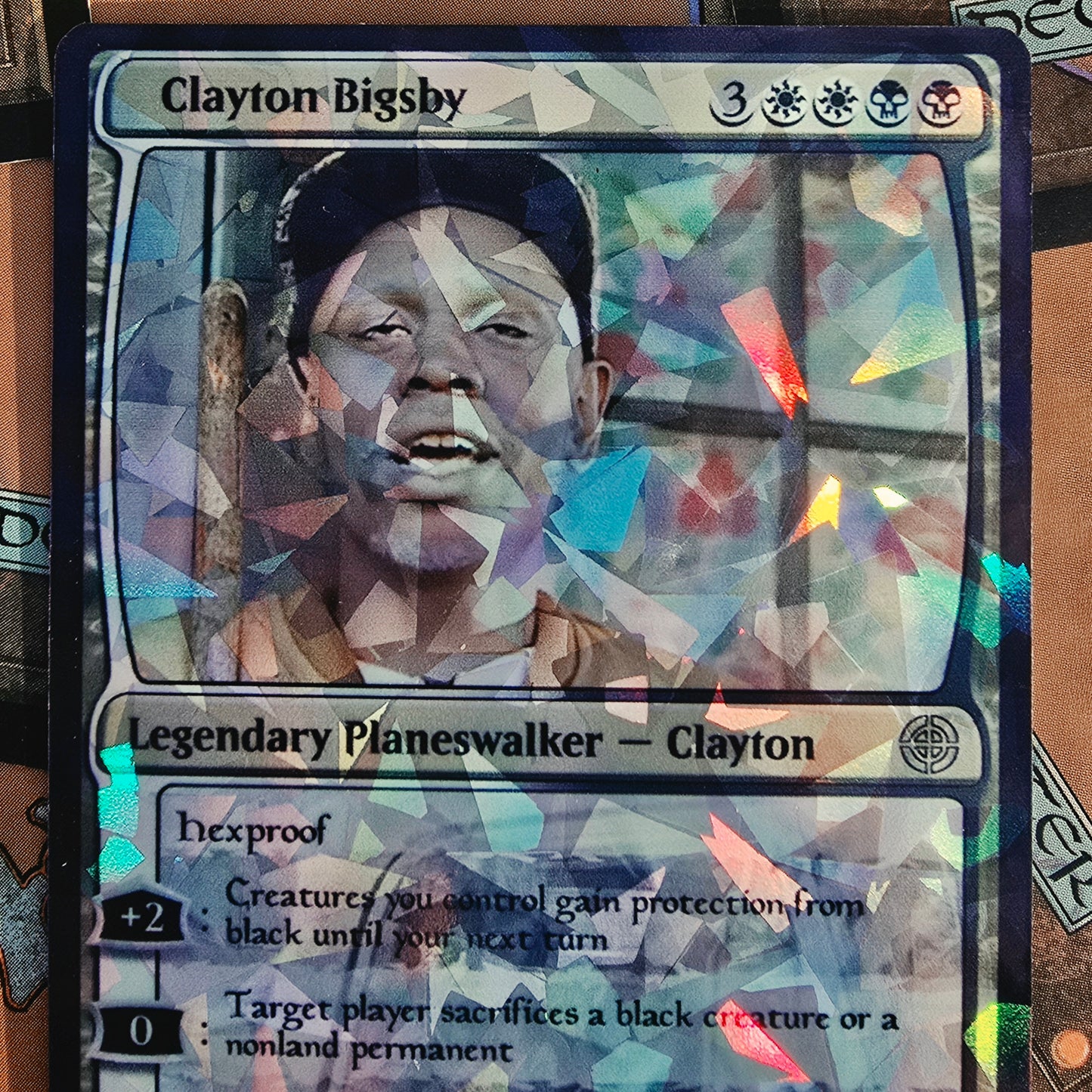 Clayton Bigsby Magic The Gathering Card - Planeswalker - custom made