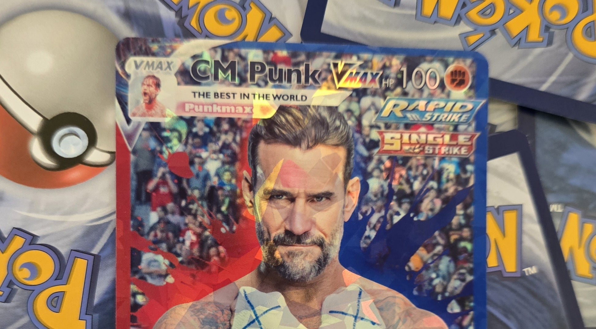 CM Punk Pokemon Card