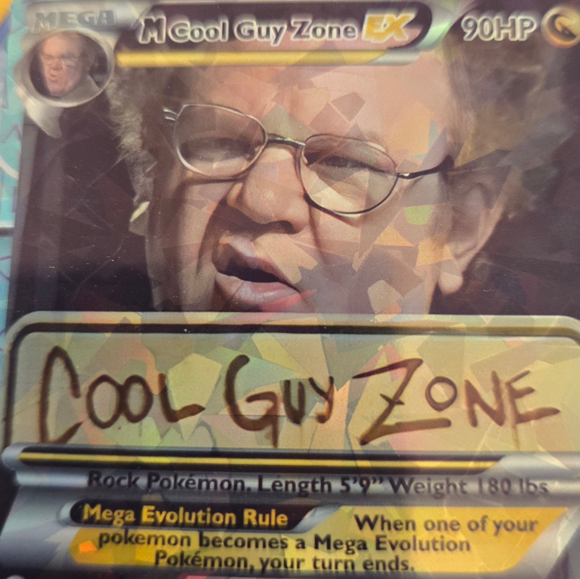 Cool Guy Zone Pokemon Card - Meme