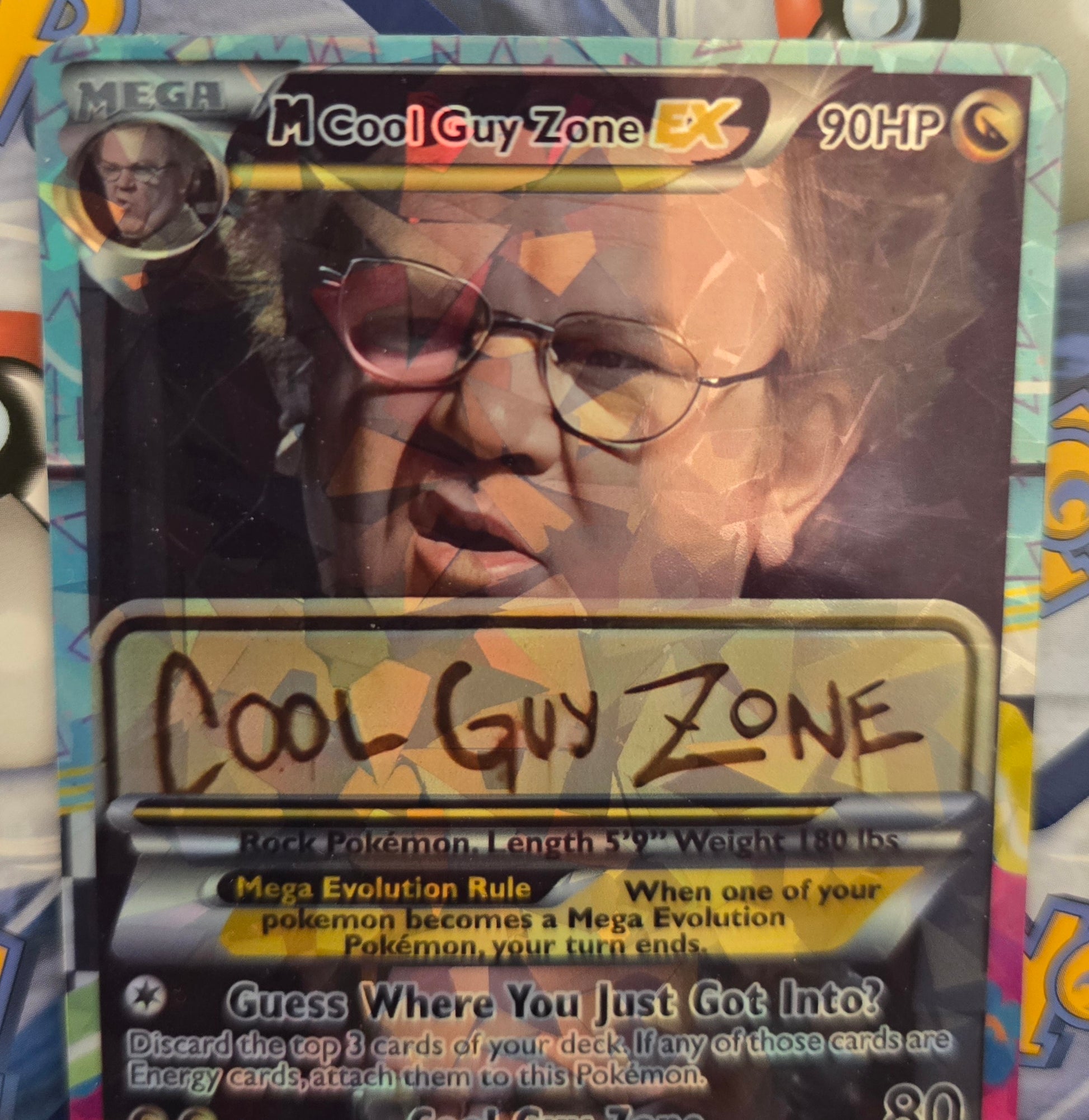 Cool Guy Zone Pokemon Card - Meme
