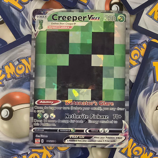 Creeper Pokemon Card - Creeper - Minecraft